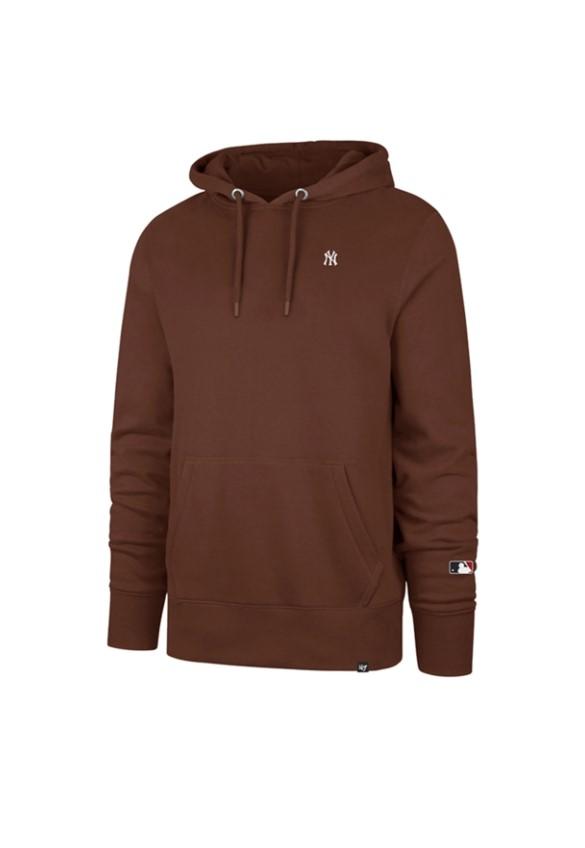 Runner Emb <BR/>Burnside Hood New York Yankees BB017PEMBRB627303N0 CACAO 47 BRAND
