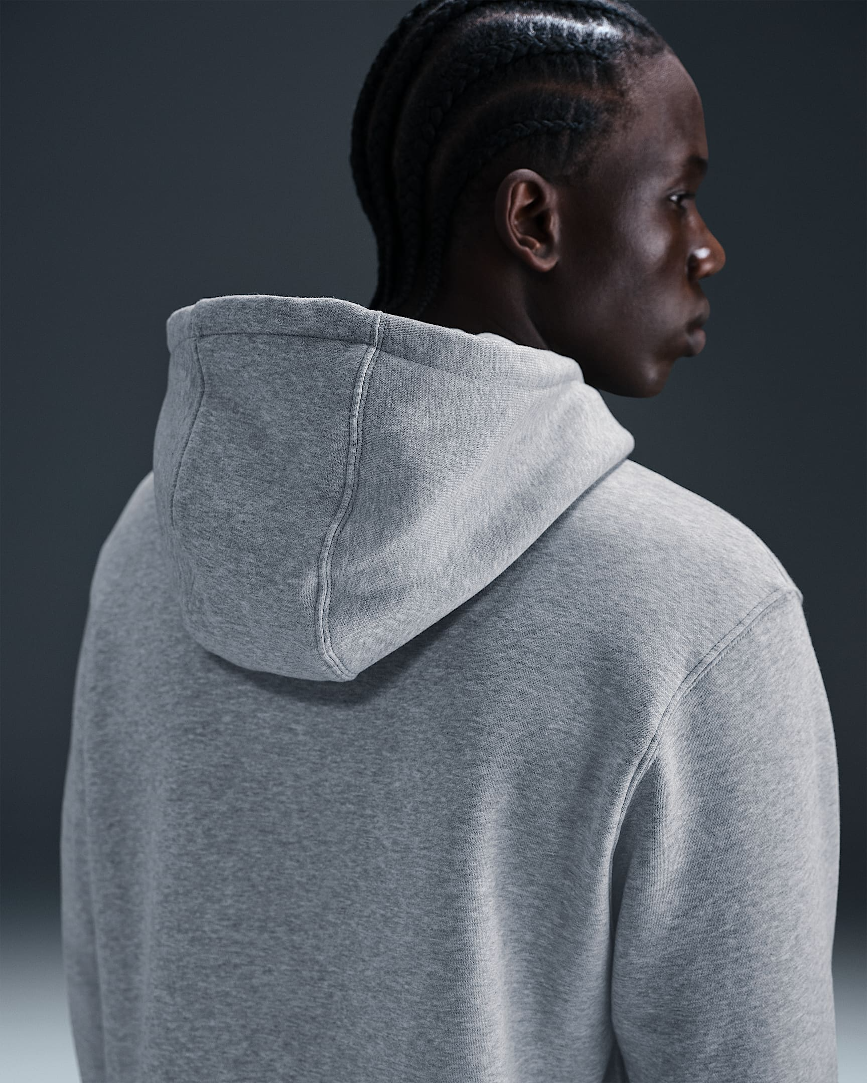 Felpa pullover in fleece con cappuccio FN3859 063 NIKE