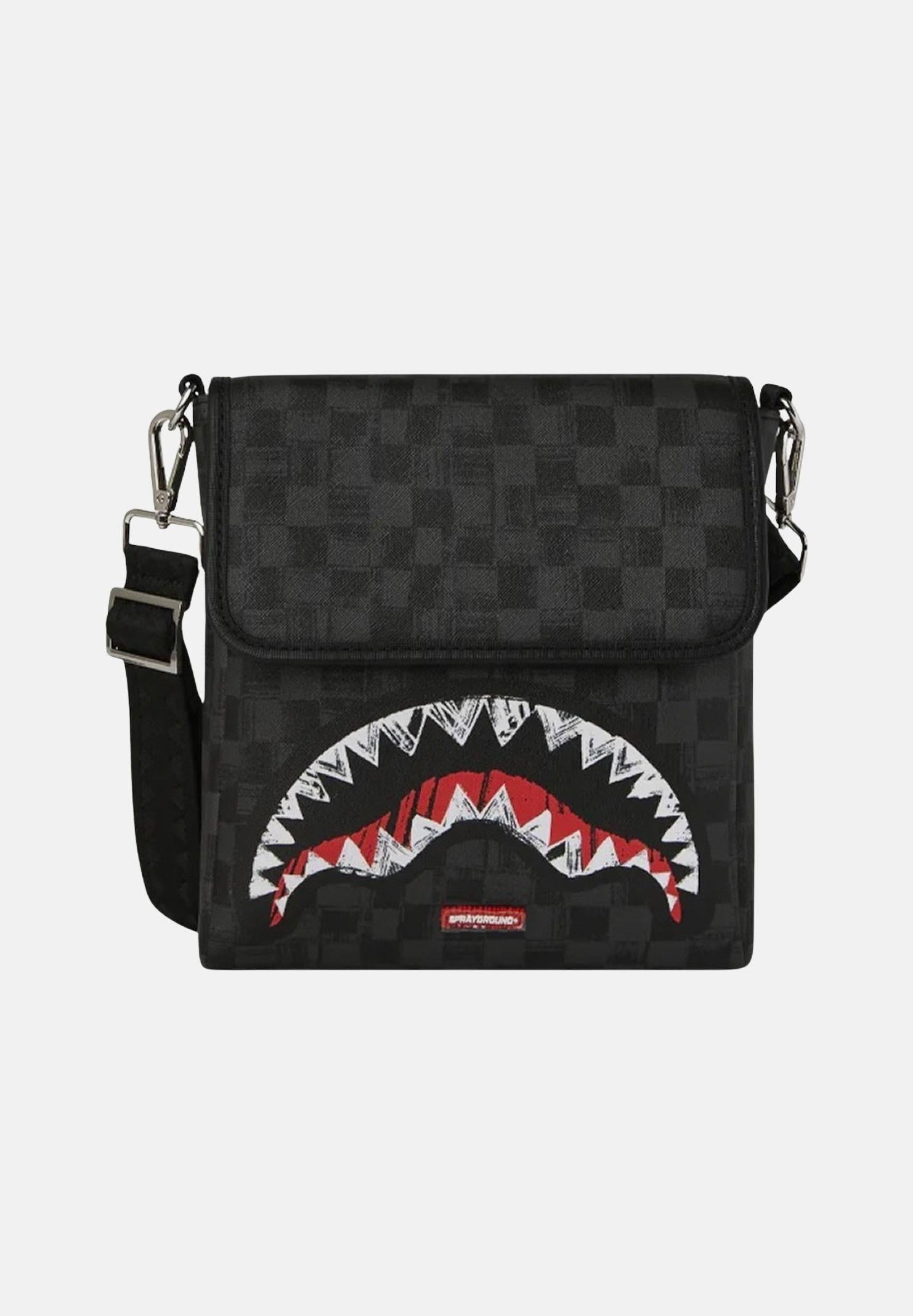 Scribble Shark Messenger Bag 910B8228 NSZ SPRAYGROUND