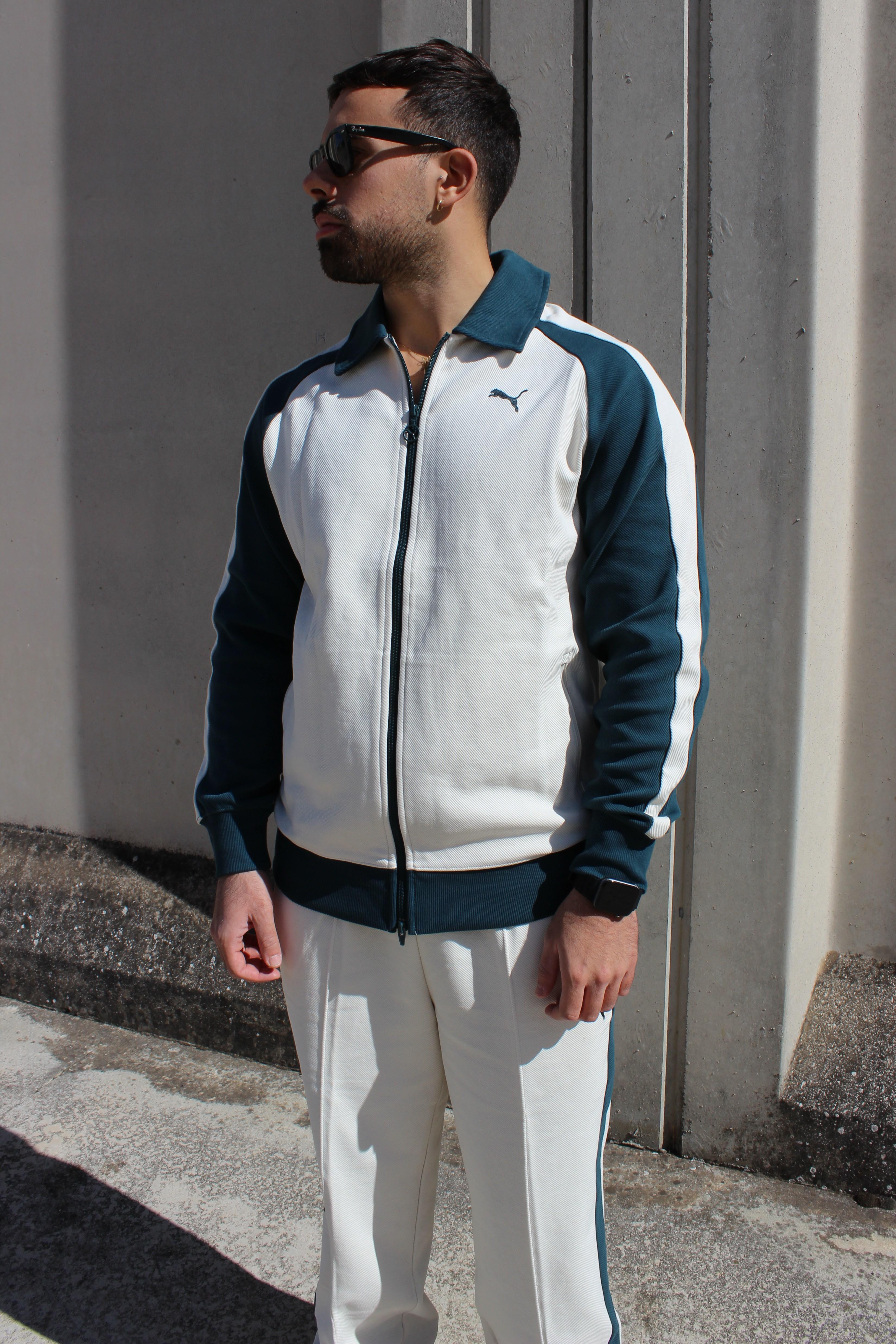jacquard tracksuit with relaxed mandarin collar T7 DK 632994 87 PUMA