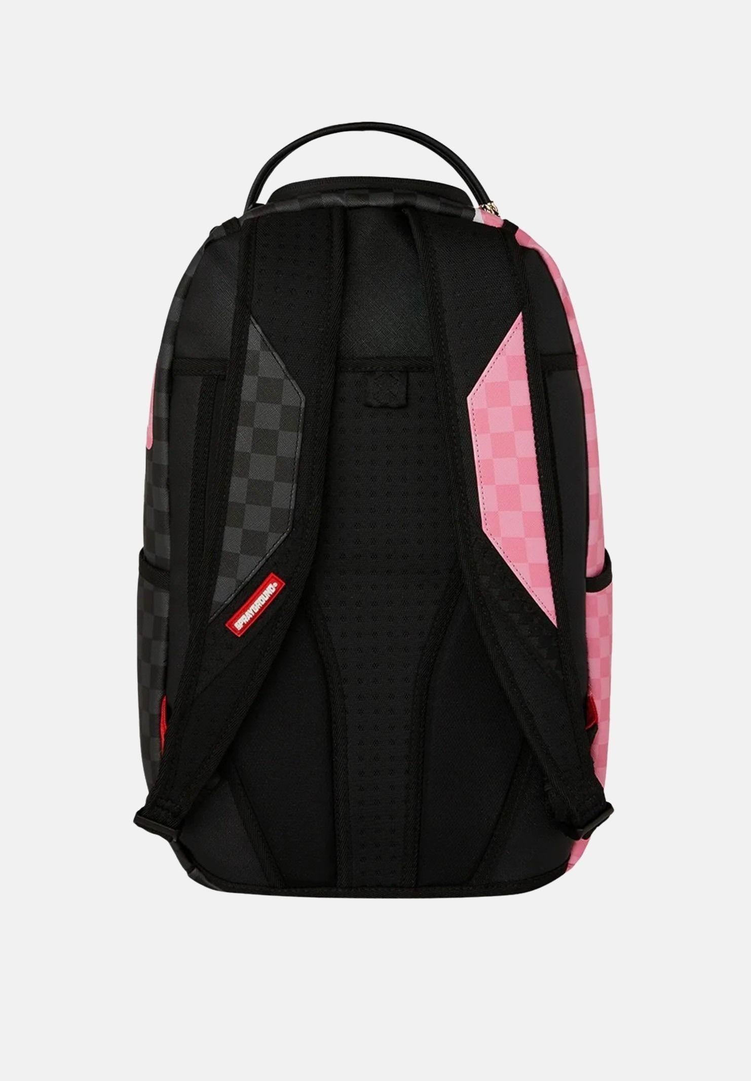 Pink And Black Tear Sip Backpack 910B7692 NSZ SPRAYGROUND