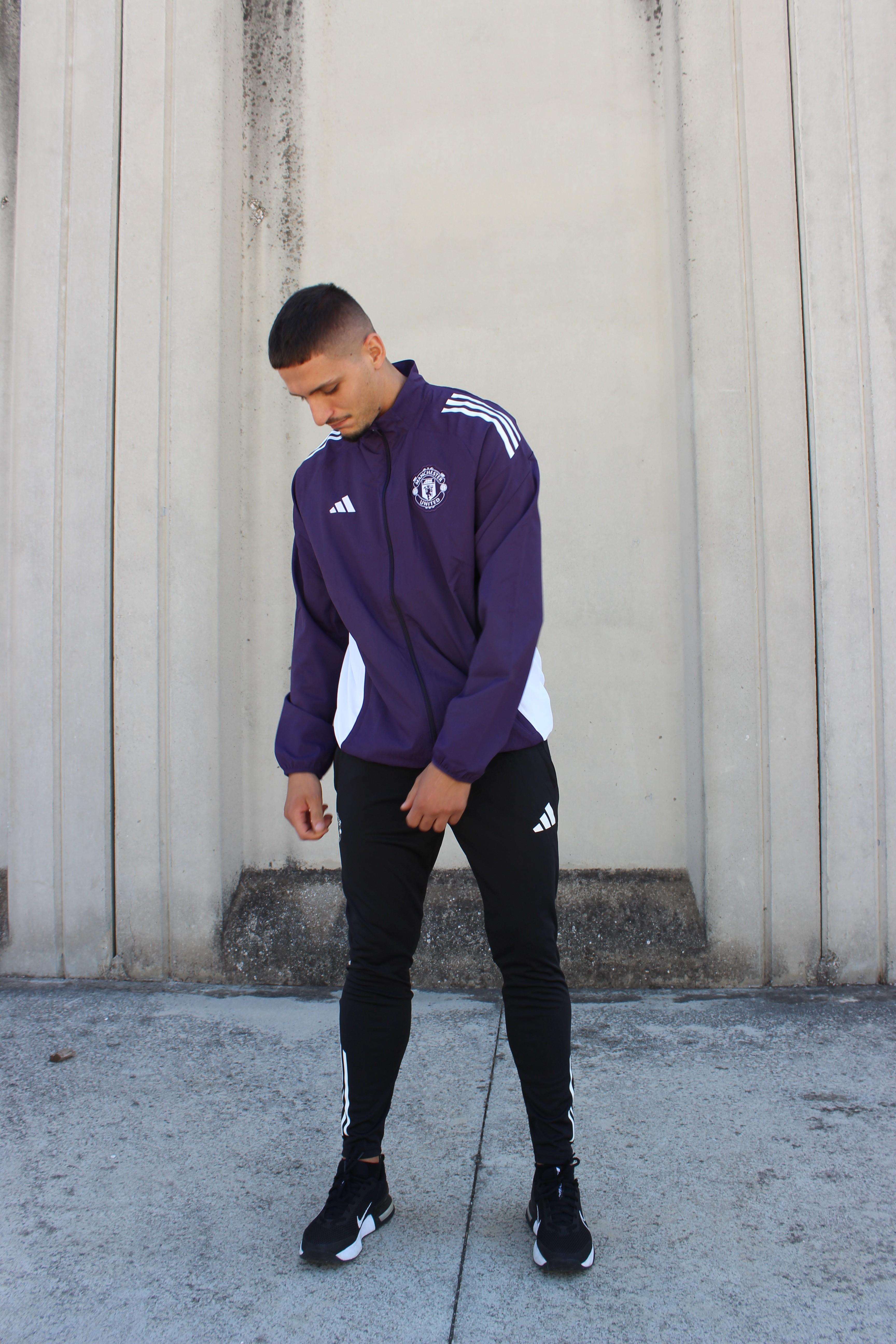 Tuta con zip Manchester United JP3107 UNI ADIDAS