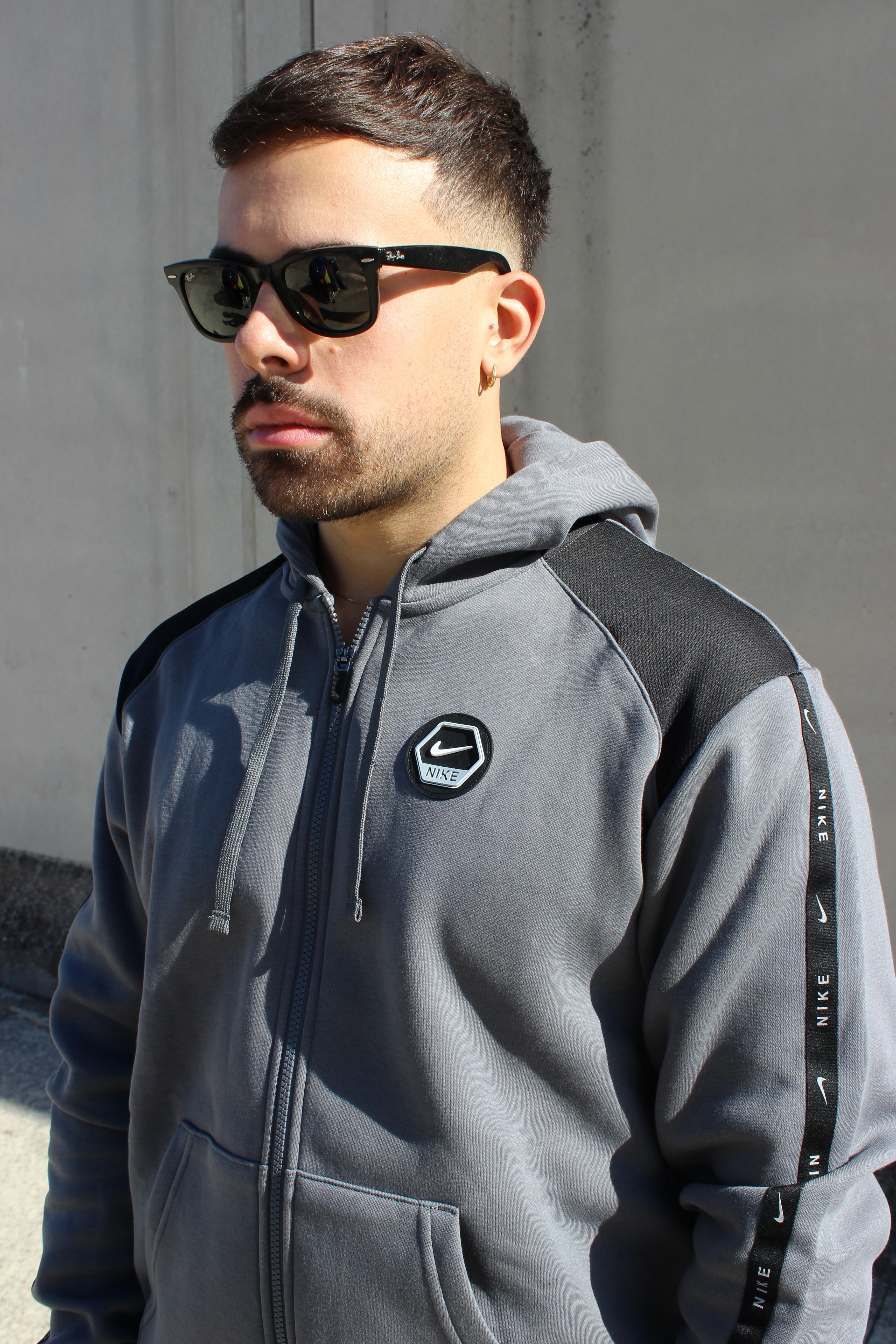 Tuta Con Cappuccio e Zip Con Cuciture A Contrasto IH4285 068 NIKE