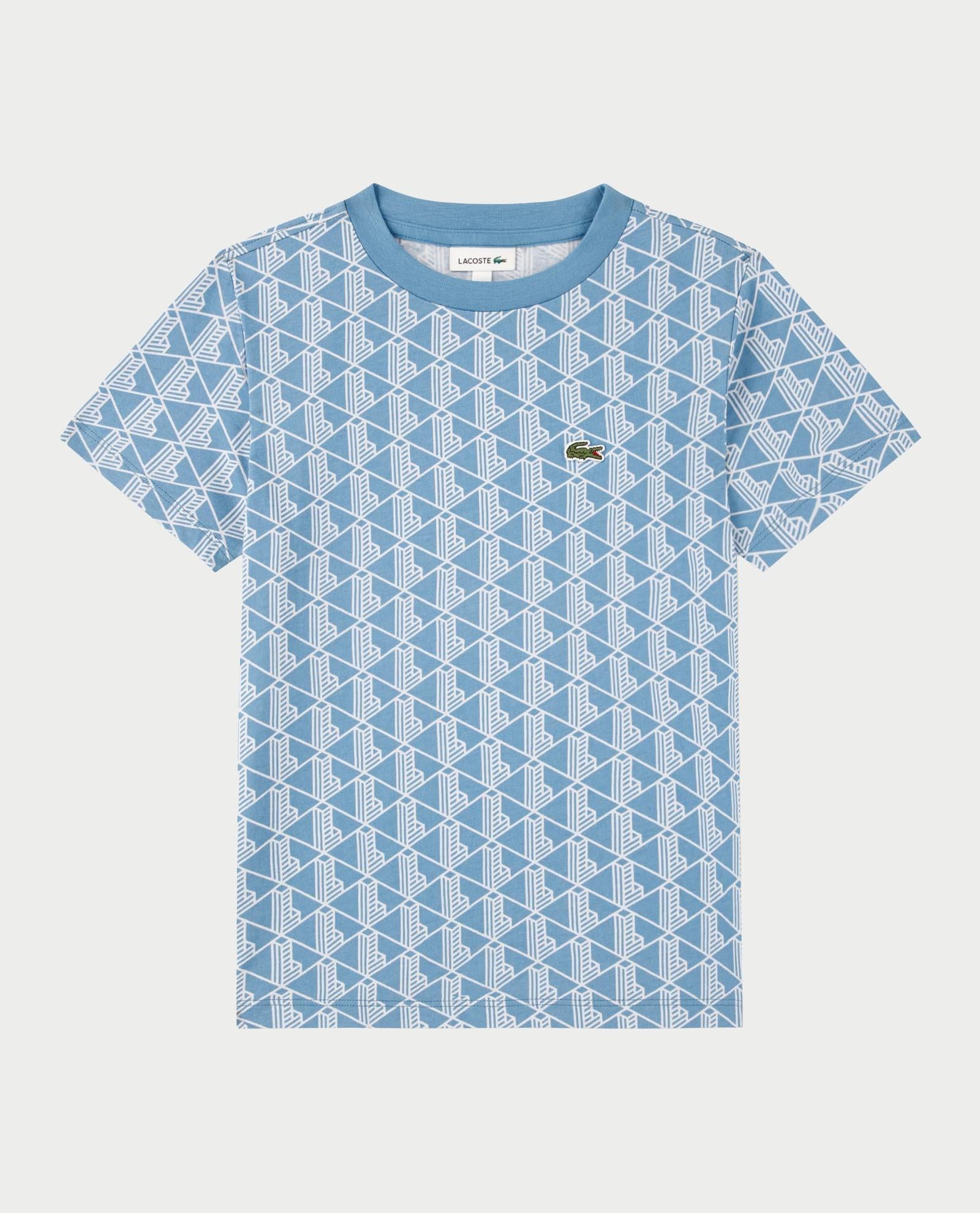 lcb Monogram Print Tee 947644 UJF LACOSTE