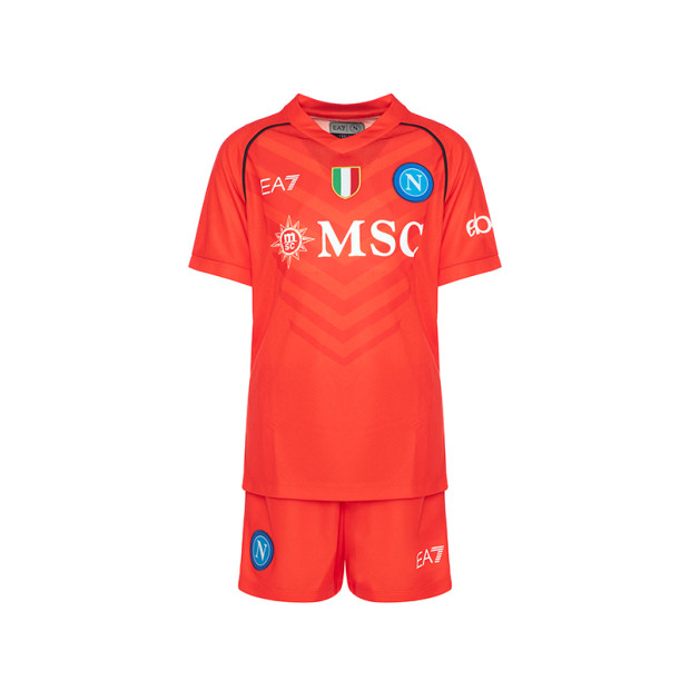 JUNIOR KIT REPLICA GK HOME JUNIOR KIT PORTIERE ROSSO EA7
