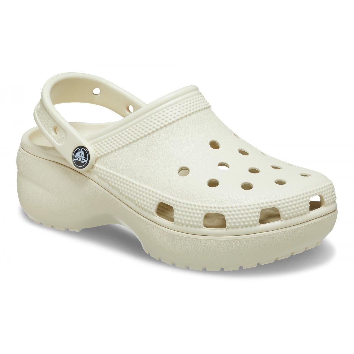 Classic Platform Clog W CR.206750 BONE CROCS