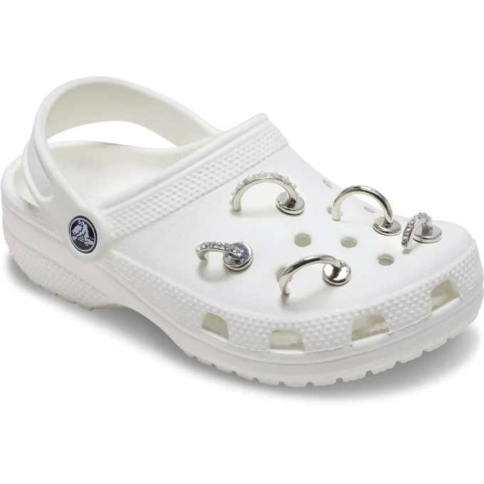 Silver Ring 5 Pack CR.3734 JIB UCOL CROCS