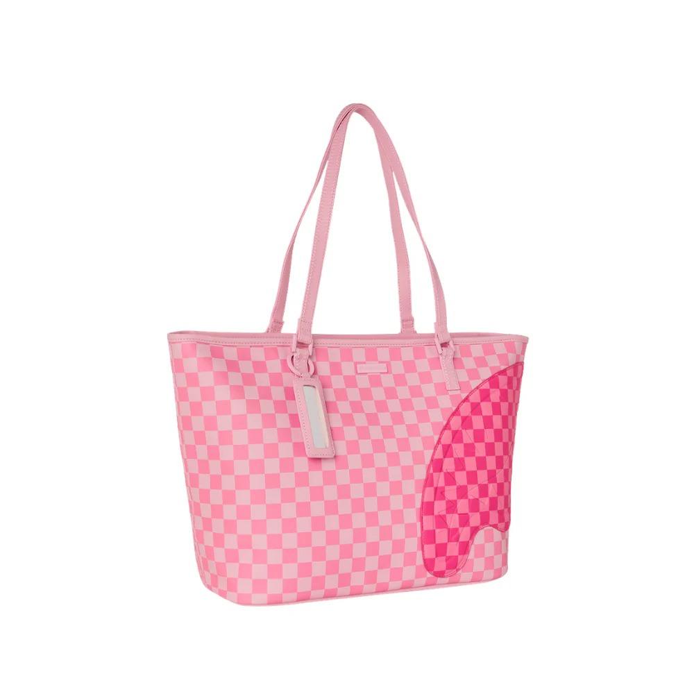 Pink Sip Patch Tote 910T9015NSZ UNI SPRAYGROUND