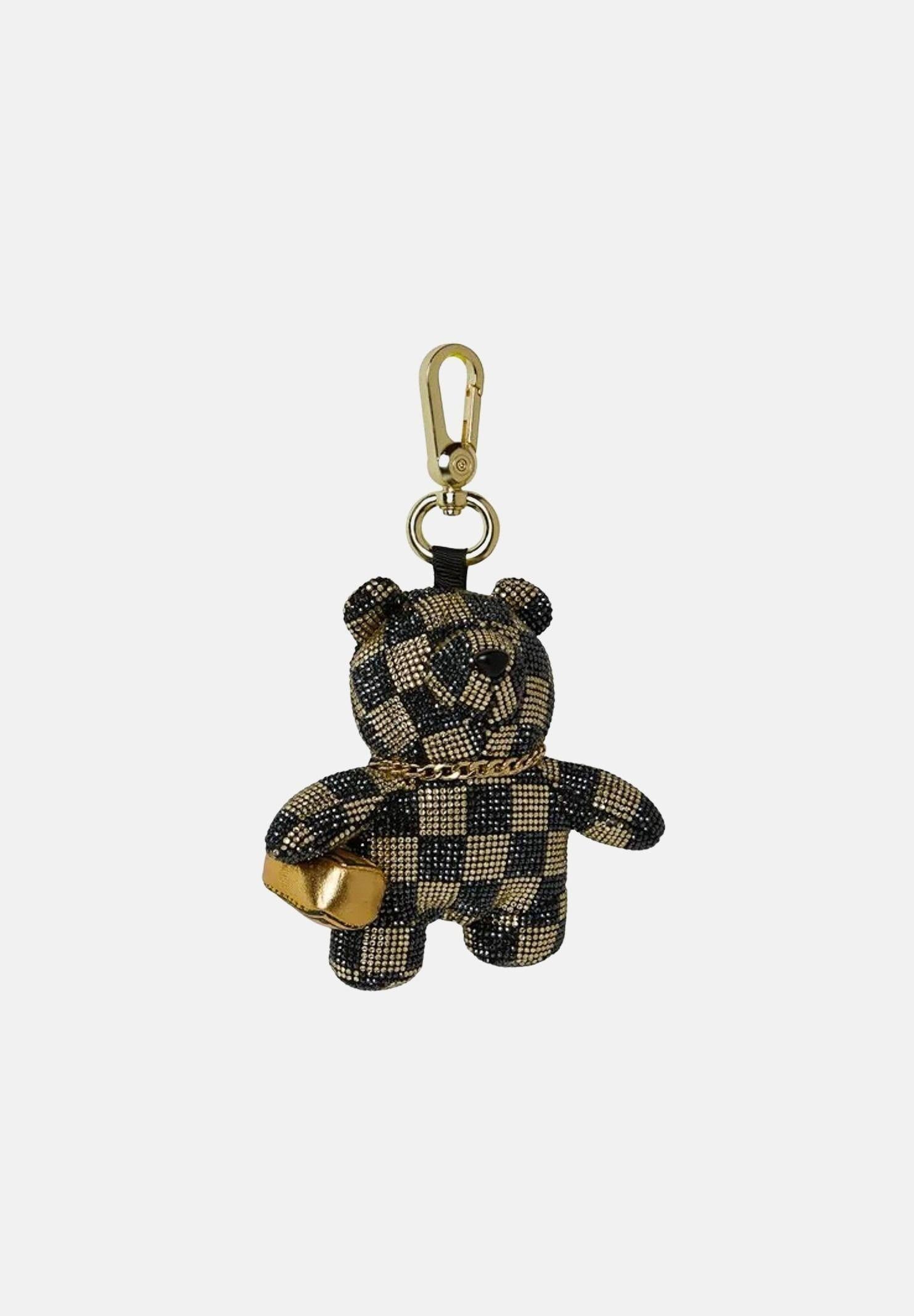 GOLD AND DANGEROUS BEAR KEYCHAIN 910K8350 NSZ SPRAYGROUND