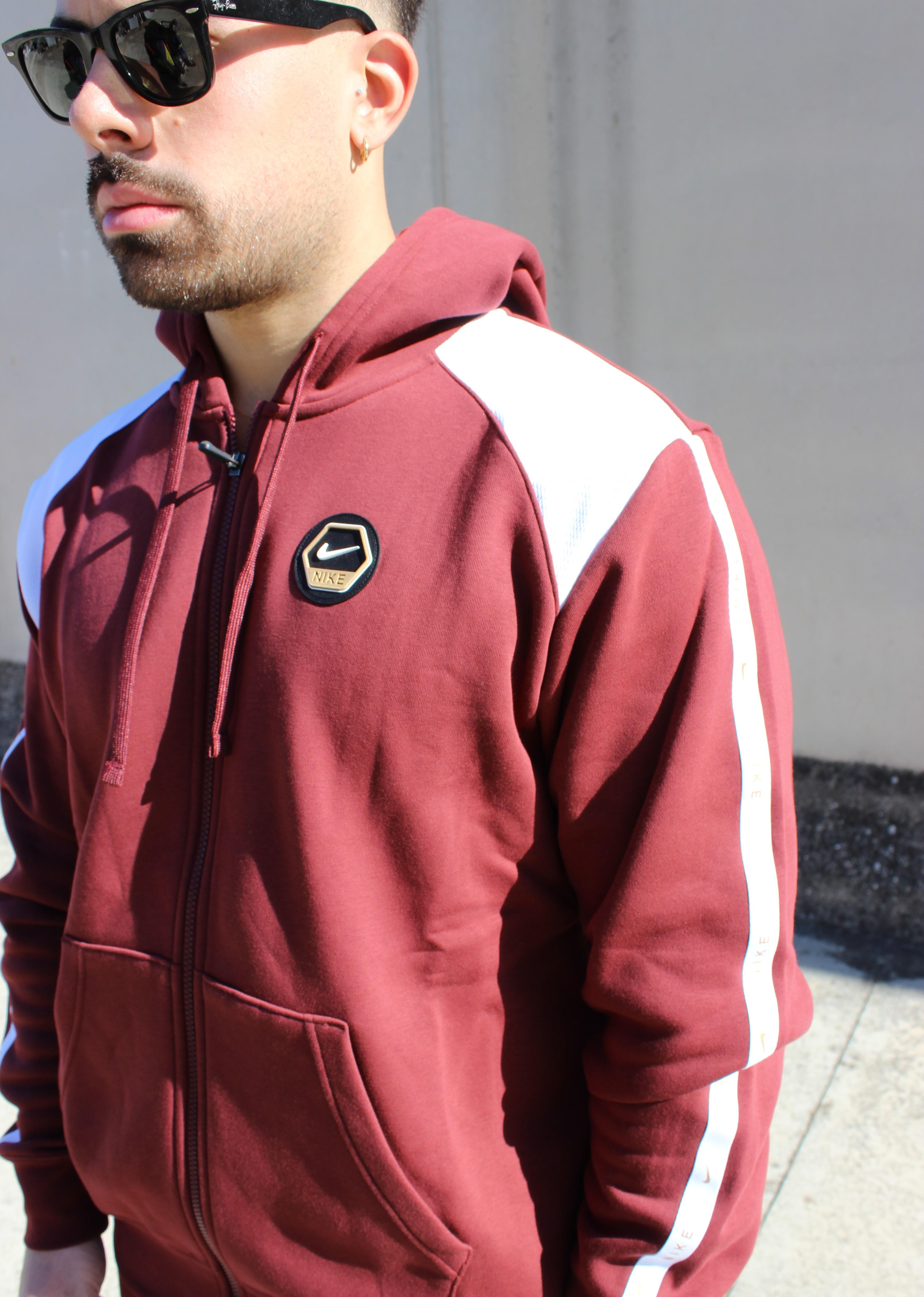 Tuta Con Cappuccio e Zip Con Cuciture A Contrasto IH4285 619 NIKE