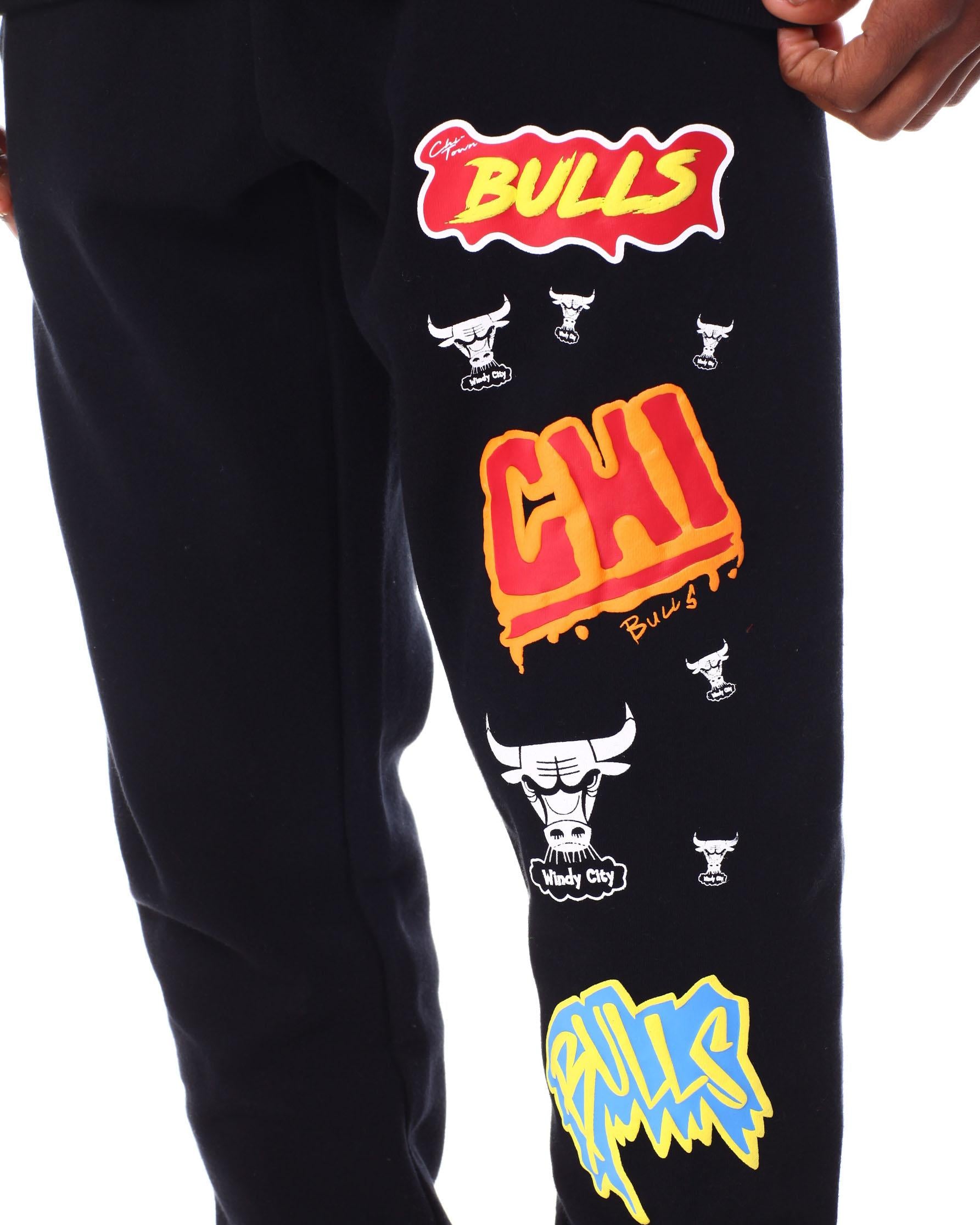 NBA Sweatpants PSWP4773 CBUBLK MITCHELL&NESS