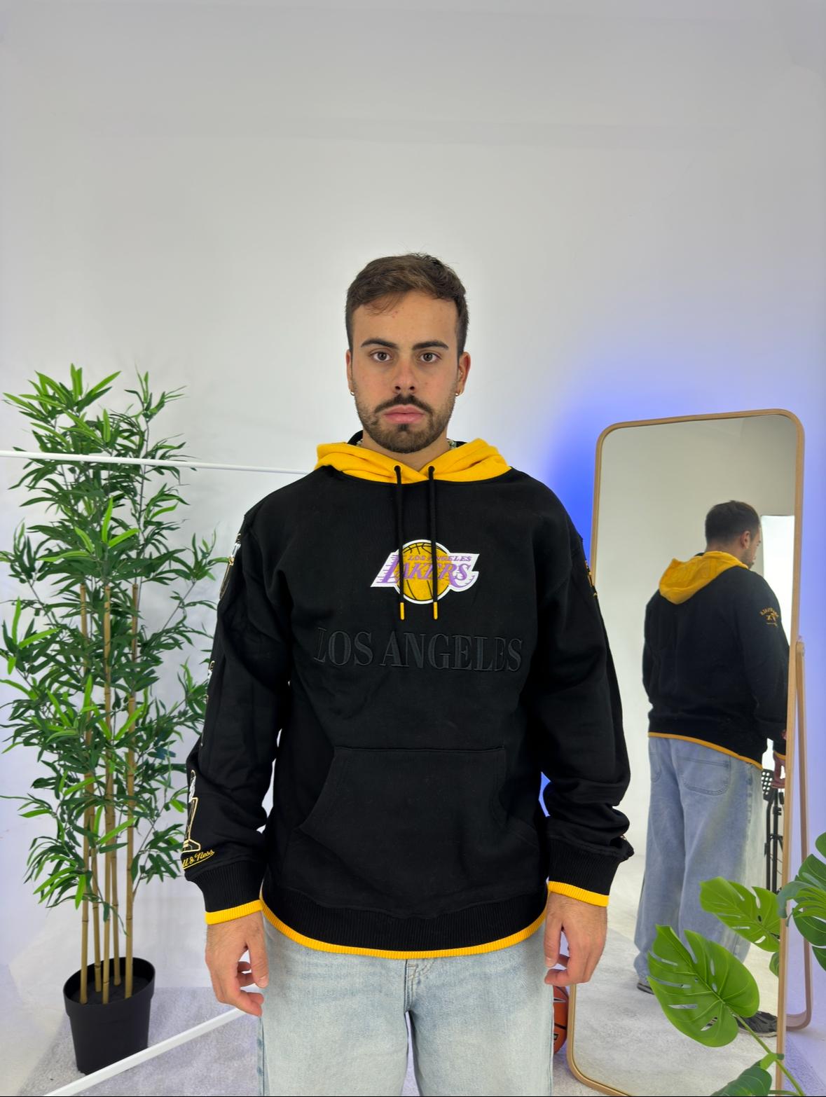 Nba Team Og 3.0 Fleece Hoodie Vintage TH8083 LALBLCK MITCHELL&NESS