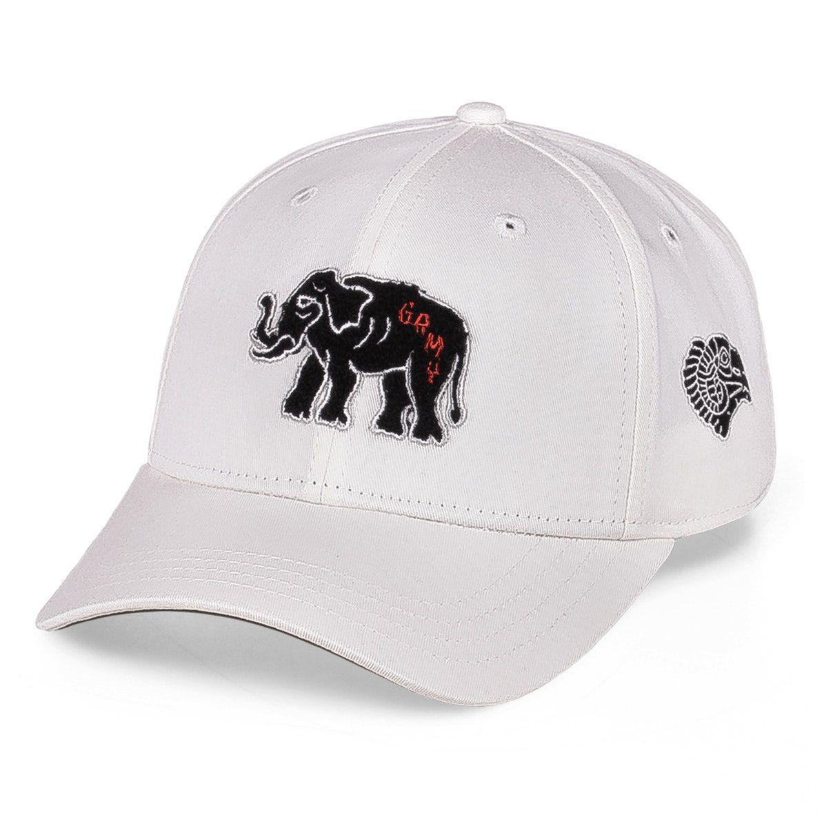 Curved Visor Snapback GRCC343 WHT GRIMEY