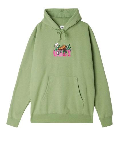 Obey step pullover hoodie 22UC000040 JADE OBEY