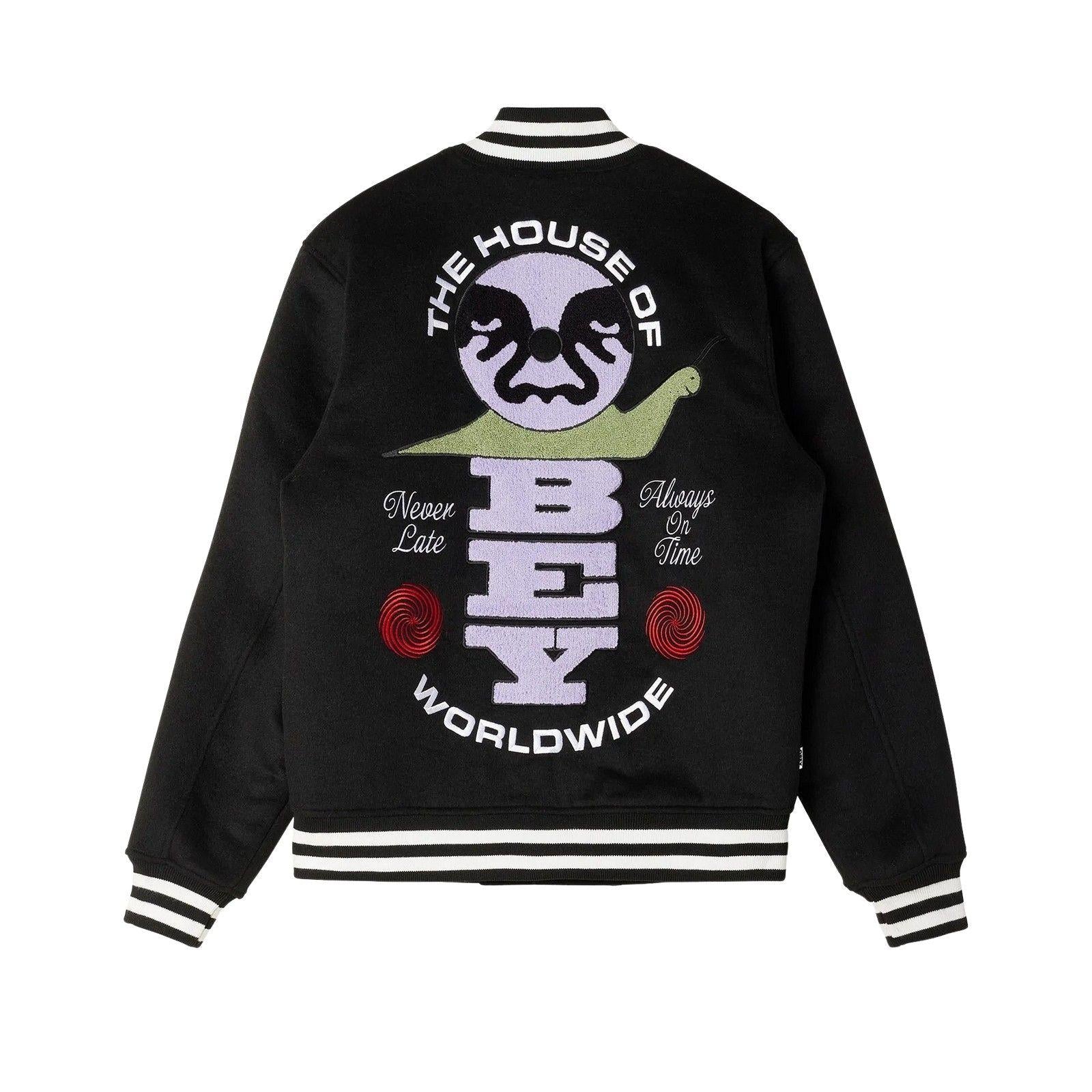 BOMBER OBEY TIME VARSITY 22UC0000058 BLACK OBEY