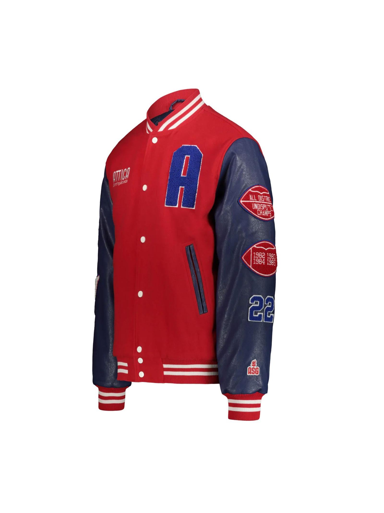 Varsity Attica VARSITY LEATHER RED ATTICA