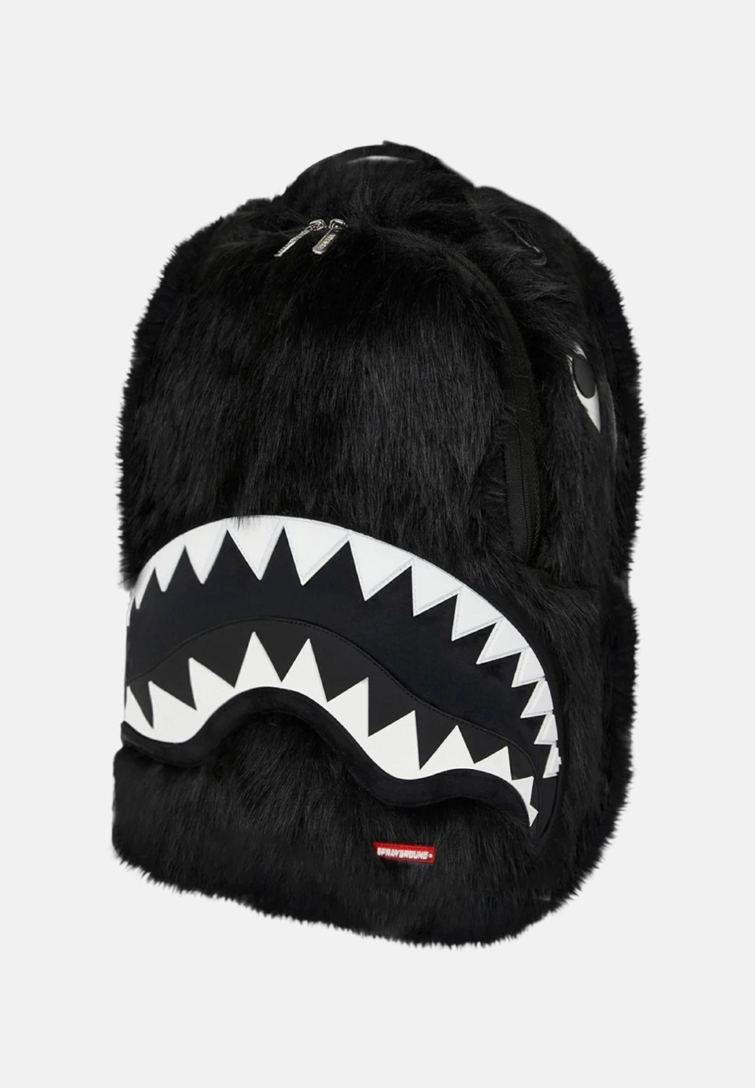 Fur Cray Black Backpack 910B8203 NSZ SPRAYGROUND