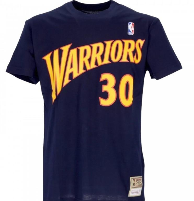 Nba NN Tee BMTRINTL1074 GSWSCNAVY MITCHELL&NESS