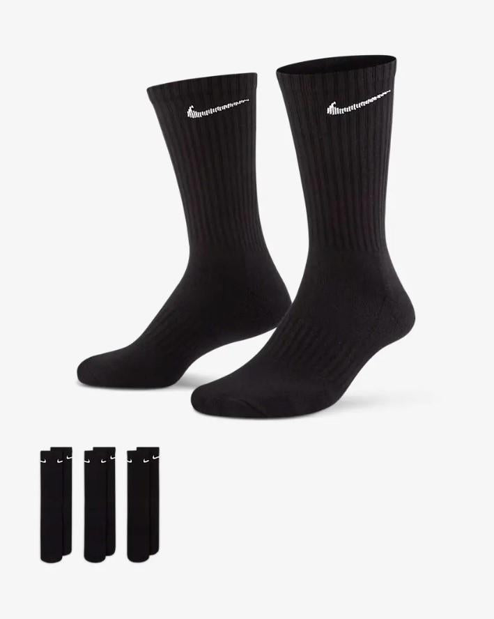 Everyday Cush Crew 3pr SX7664 010 NIKE