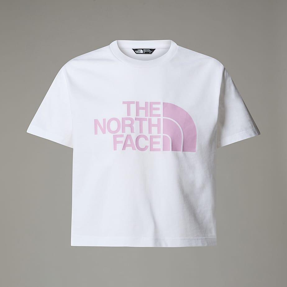 Girls S/S Crop Easy Tee NF0A8DRQ 9ZT1 THE NORTH FACE