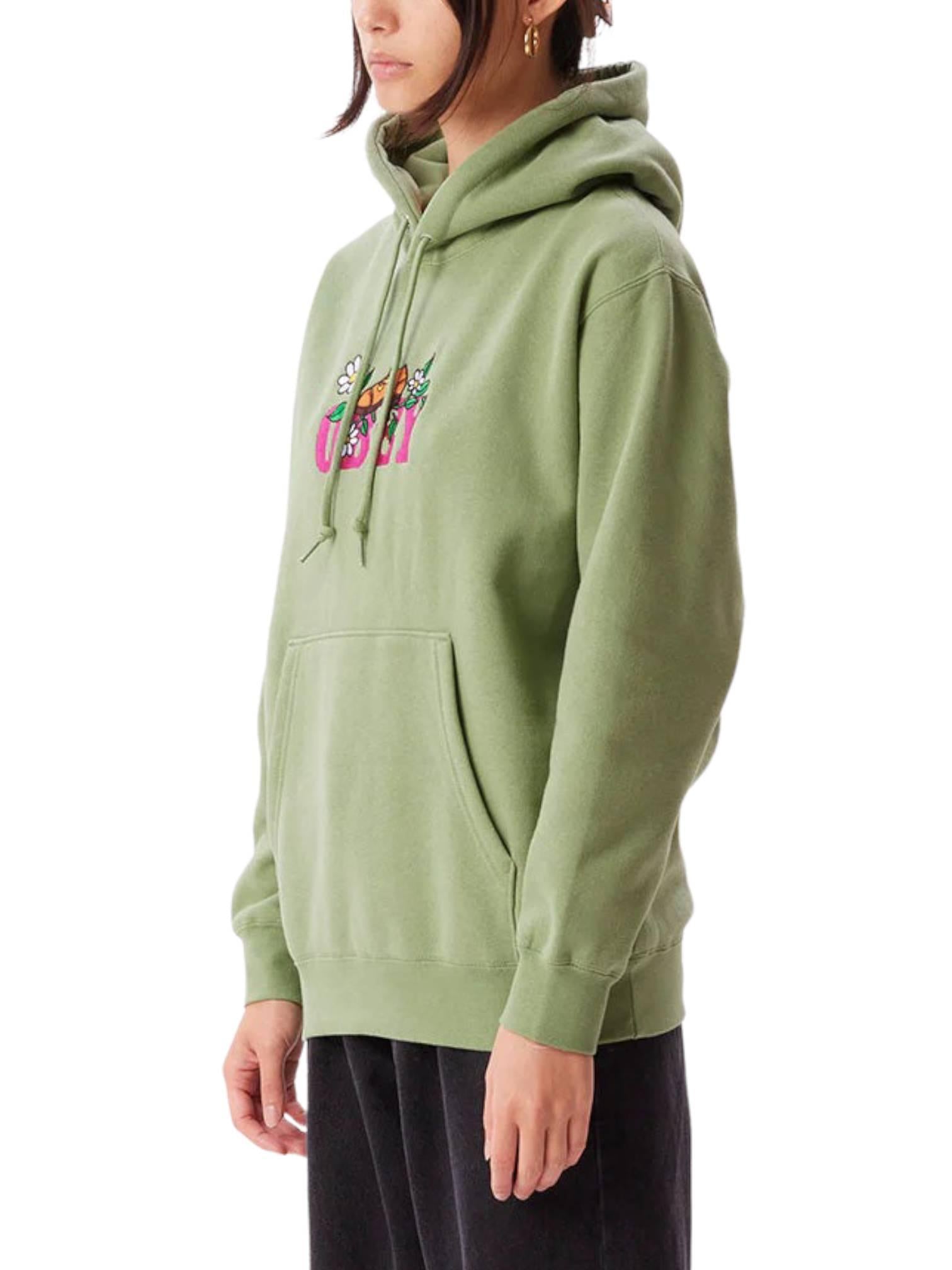 Obey step pullover hoodie 22UC000040 JADE OBEY