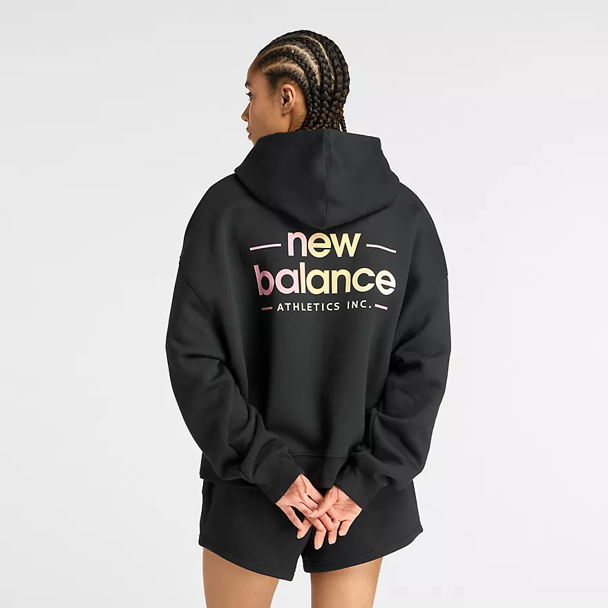 Reimagined Fleece Oversized Hoodie WT53515 BK NEW BALANCE
