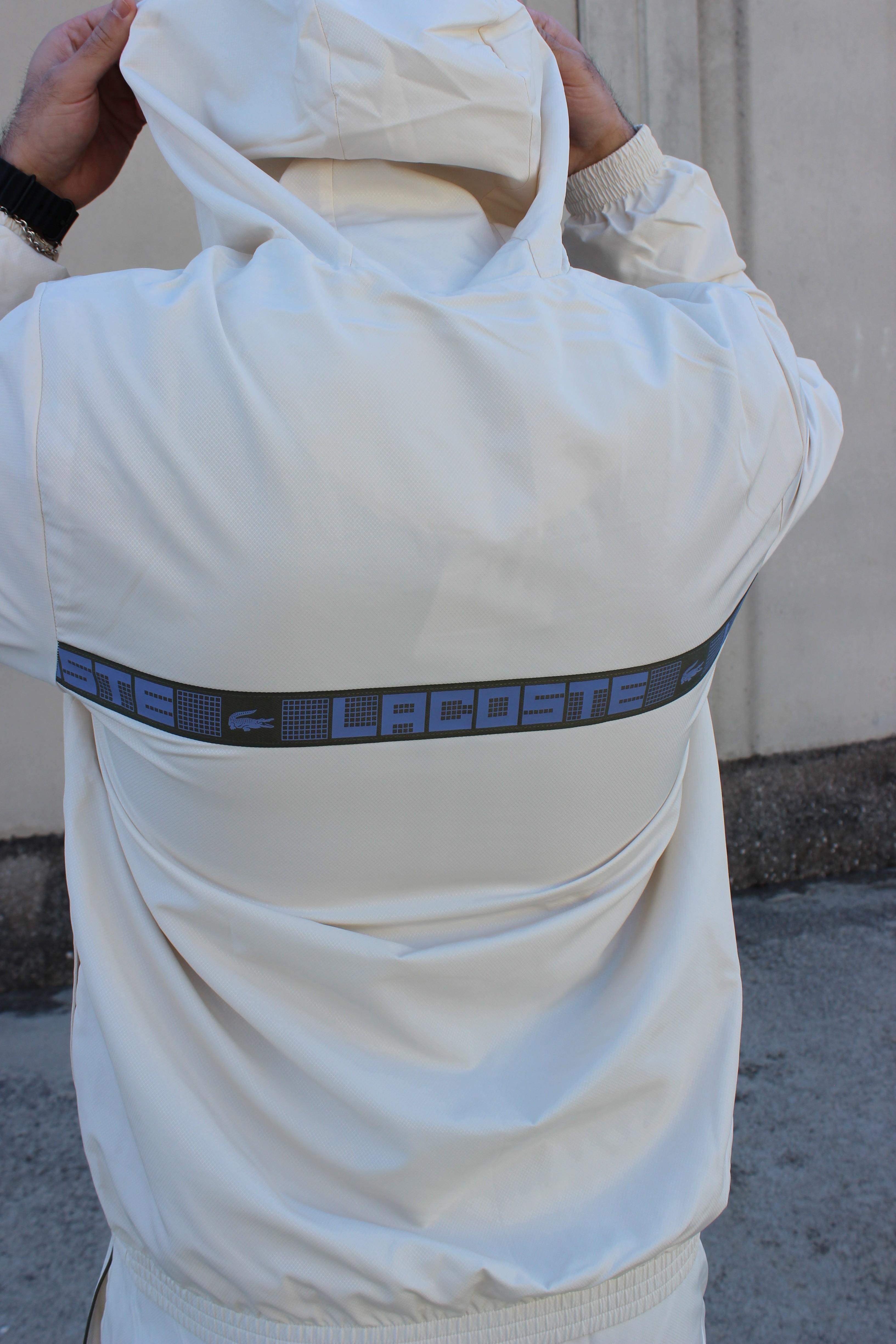 Tuta Da Tennis Con Logo A Righe WH4757 XFJ LACOSTE