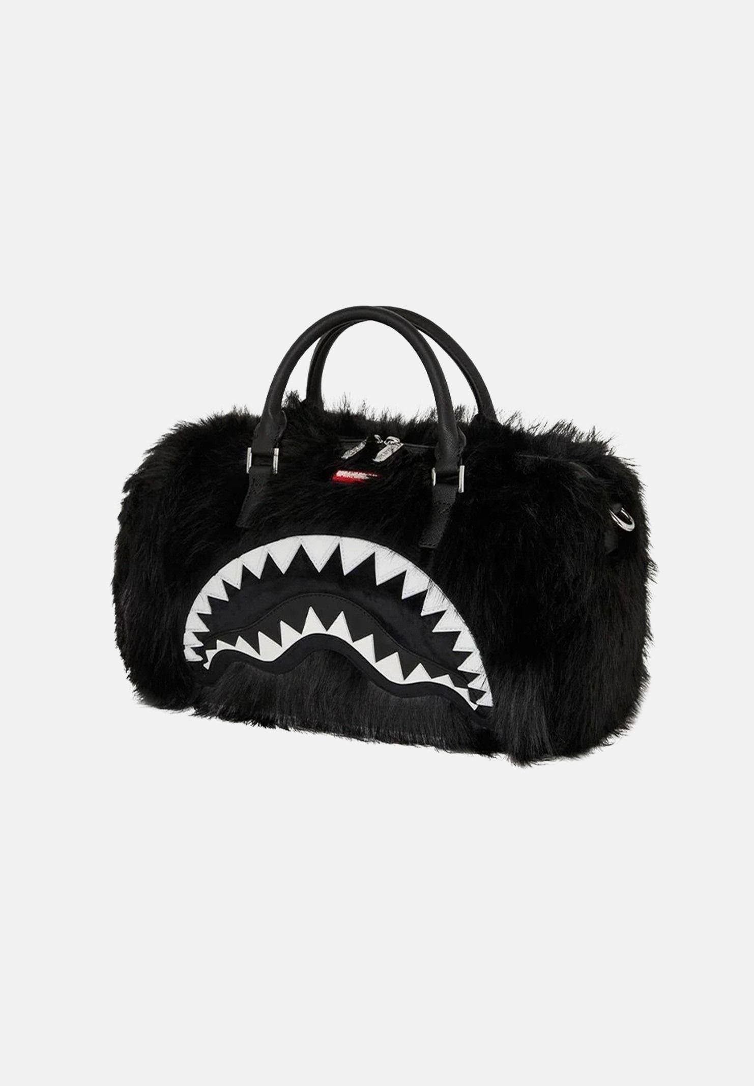 Fur Cray Black Mini Duffle 910D8209 NSZ SPRAYGROUND