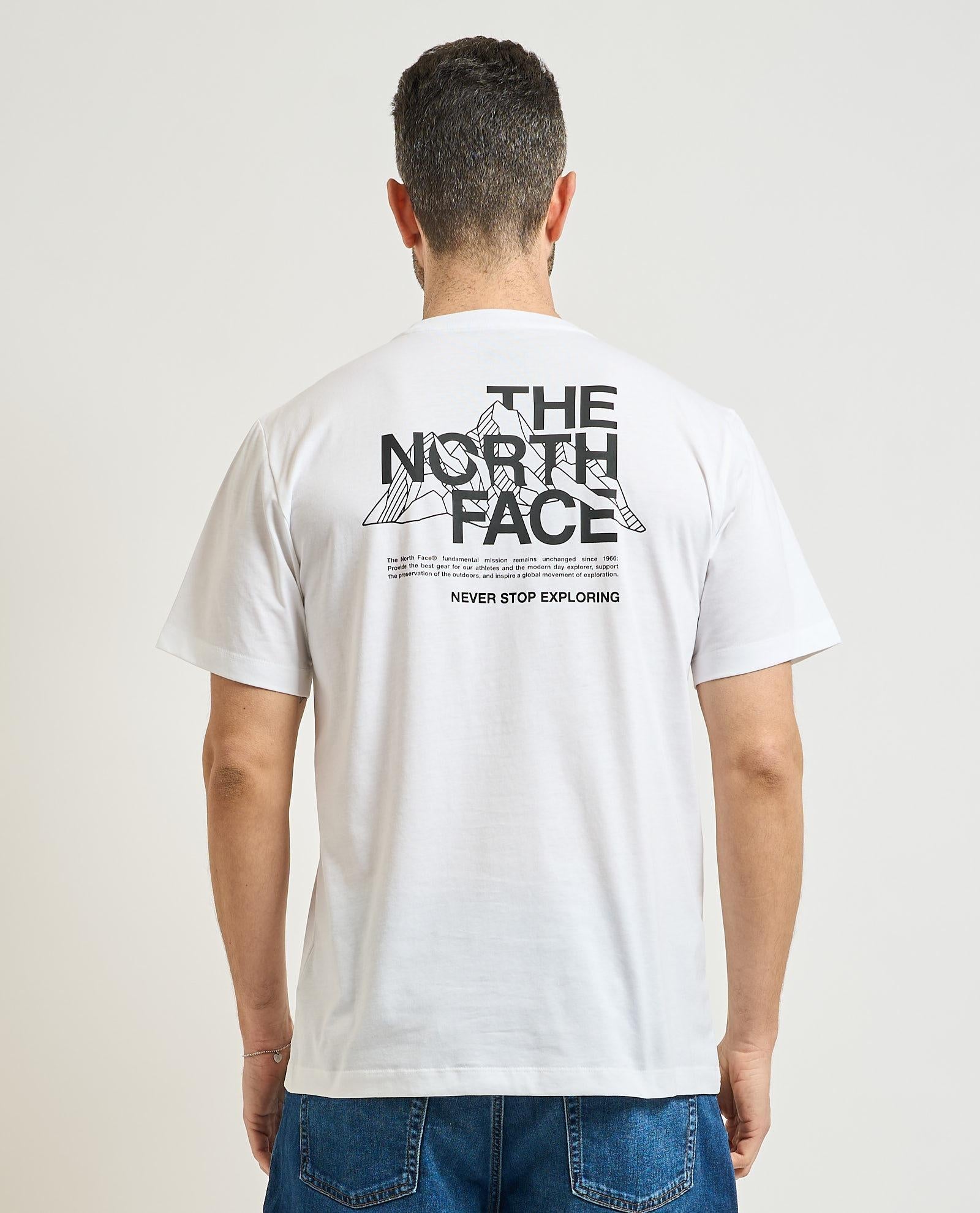 Mountain Sketch Regular Short Sleeve NF0A8GUZ FN41 THE NORTH FACE