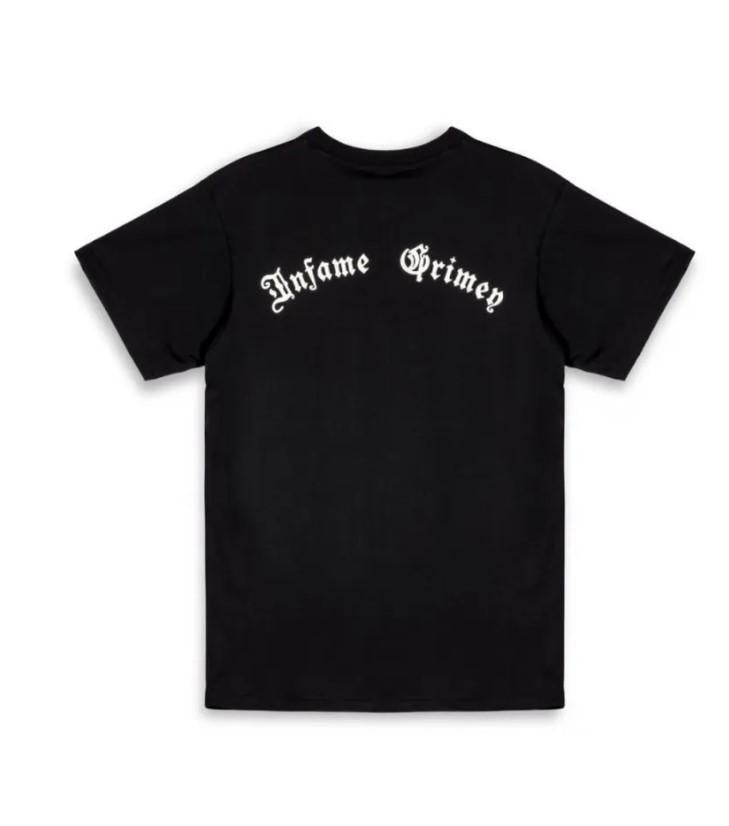REGULAR TEE GA698 BLACK GRIMEY
