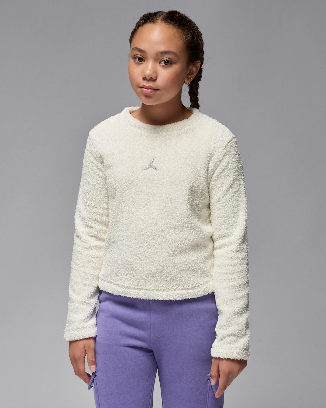 Jordan Mountainside Big Kids' Bouclé Crew 45F416 782 JORDAN