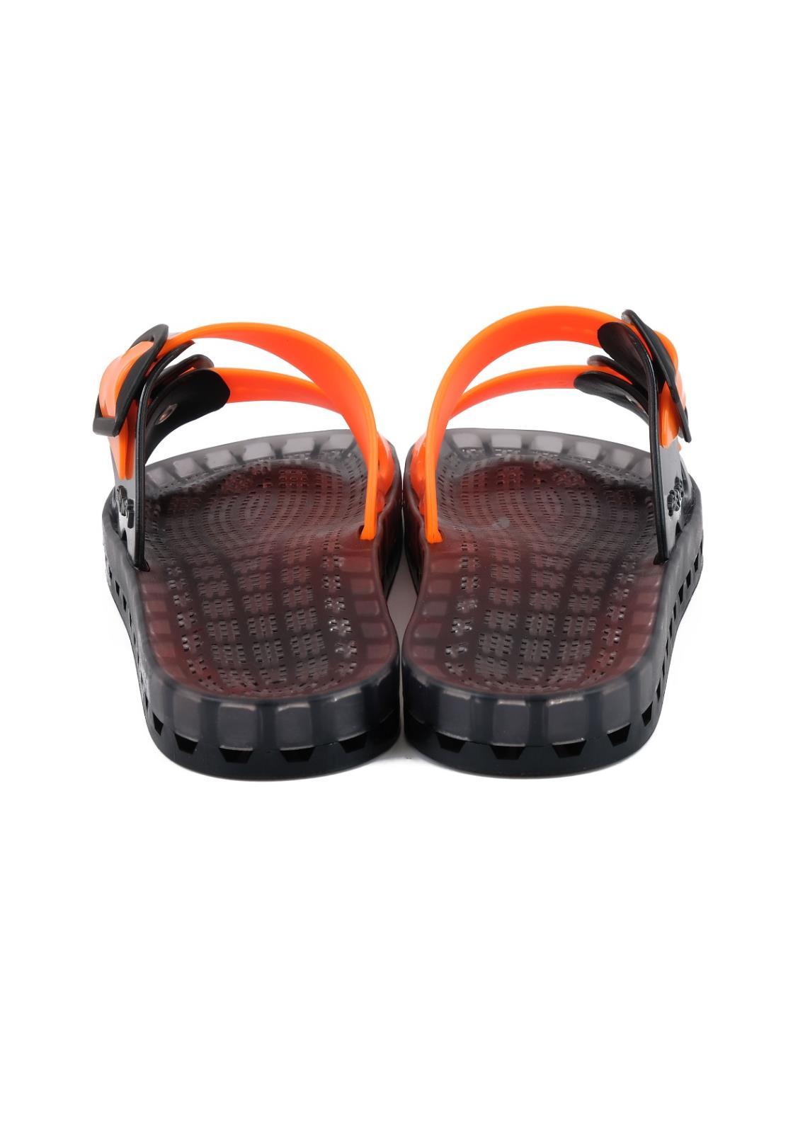 Sandals LA JOLLA BLK FLUO ORANGE SENSI