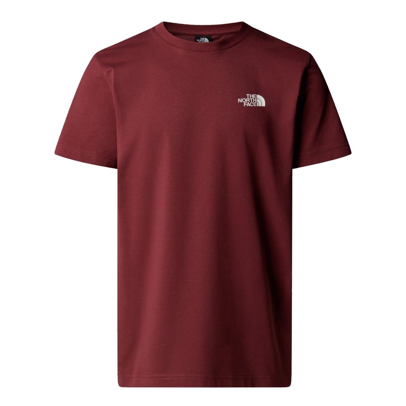M Ss Simple Dome Tee NF0A87NG 0VO1 THE NORTH FACE