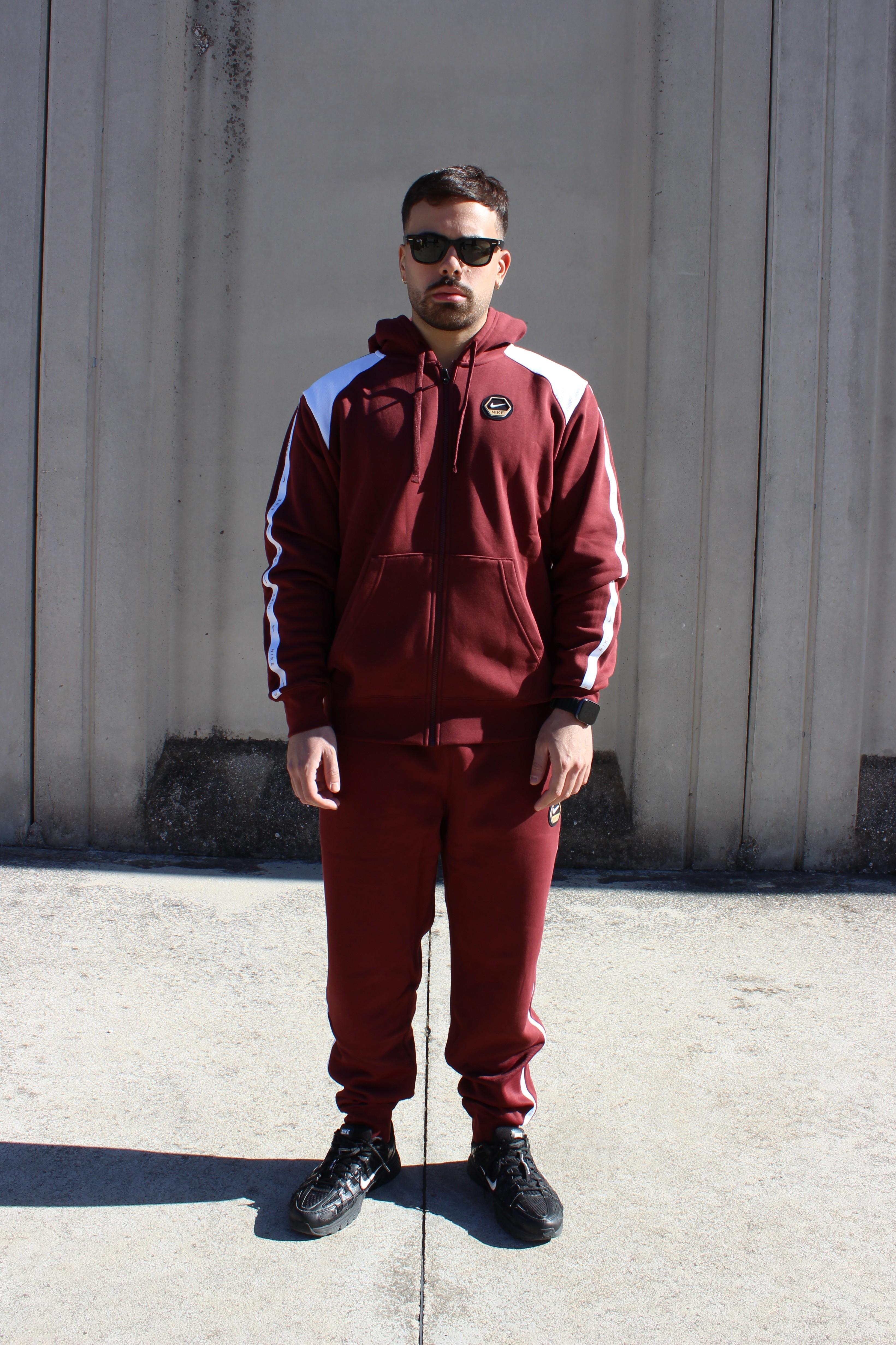 Tuta Con Cappuccio e Zip Con Cuciture A Contrasto IH4285 619 NIKE