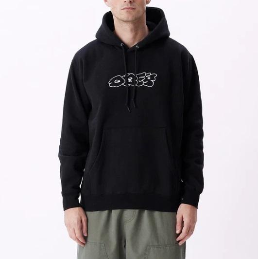 Crude Hoodie Obey 22UC0000062 BLK OBEY