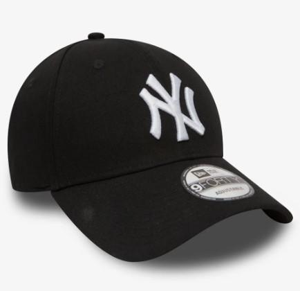 9FORTY Regolabile New York Yankees Essential 10531941 BLACK WHITE NEW ERA