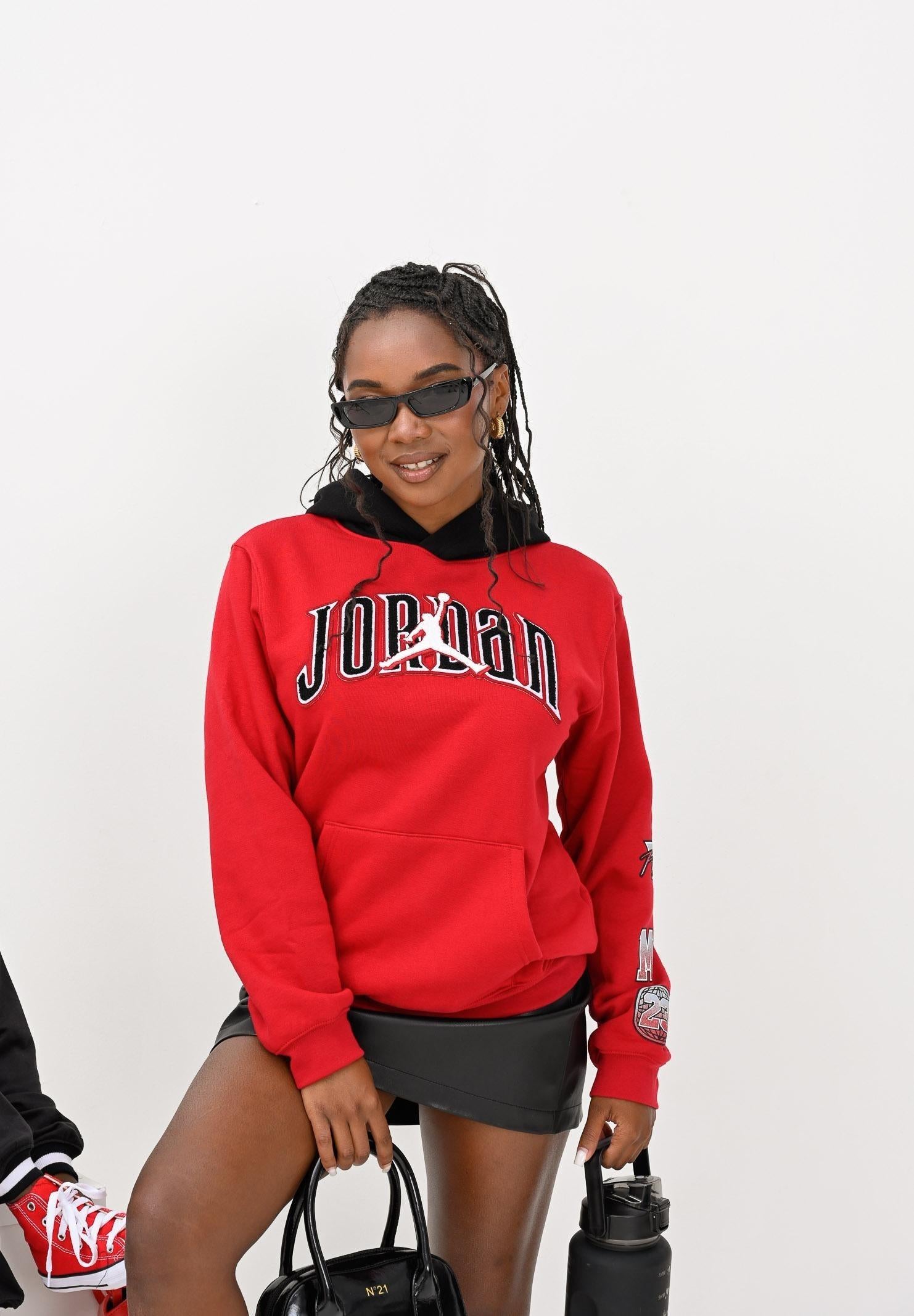 Felpa con cappuccio GAMETIME da bambino 95F209 R78 JORDAN