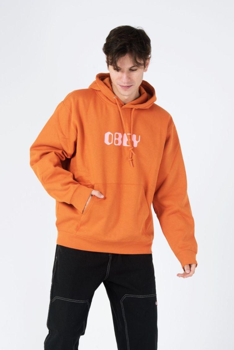 Felpa Obey Orange 22MC000032 ORANGE OBEY