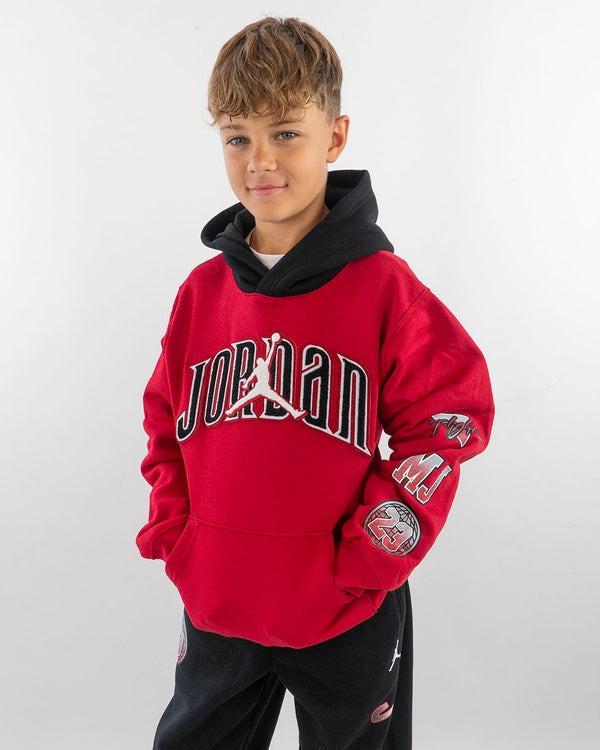 Felpa con cappuccio GAMETIME da bambino 95F209 R78 JORDAN