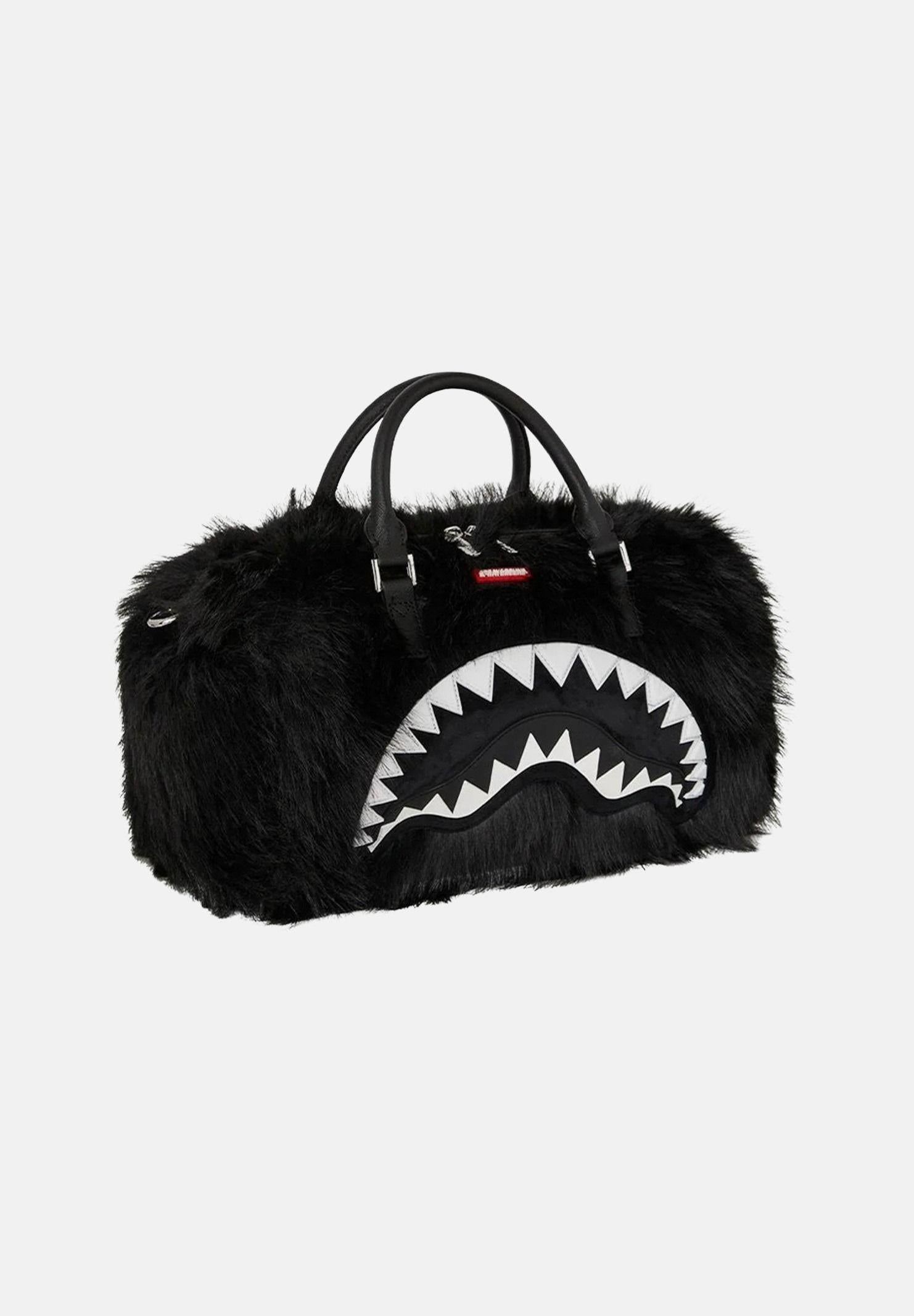 Fur Cray Black Mini Duffle 910D8209 NSZ SPRAYGROUND