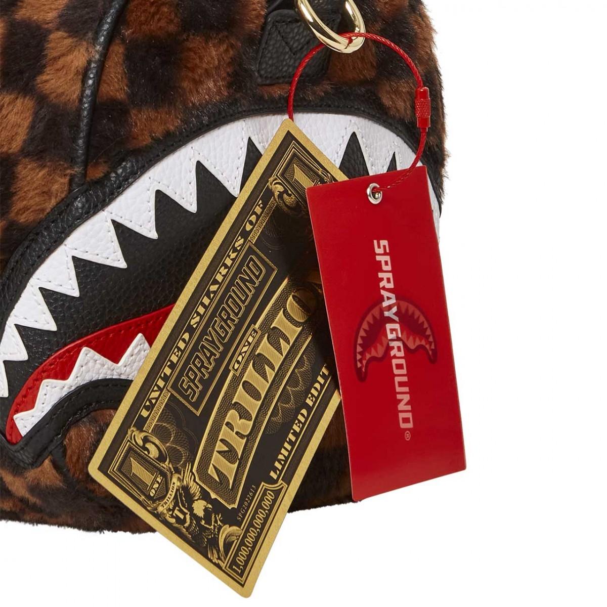 Fur Shark In Paris Mini Duffle 910D4931NSZ SPRAYGROUND