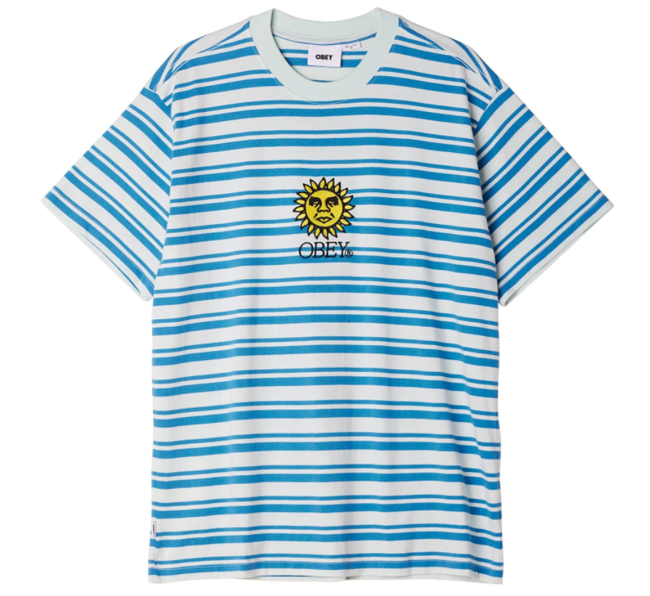 Maglia Sunrise 22MC0000037 PURE WATER BLUE OBEY