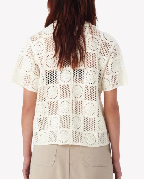 Agatha crochet knit 22WC000688 UNBLEACHED OBEY