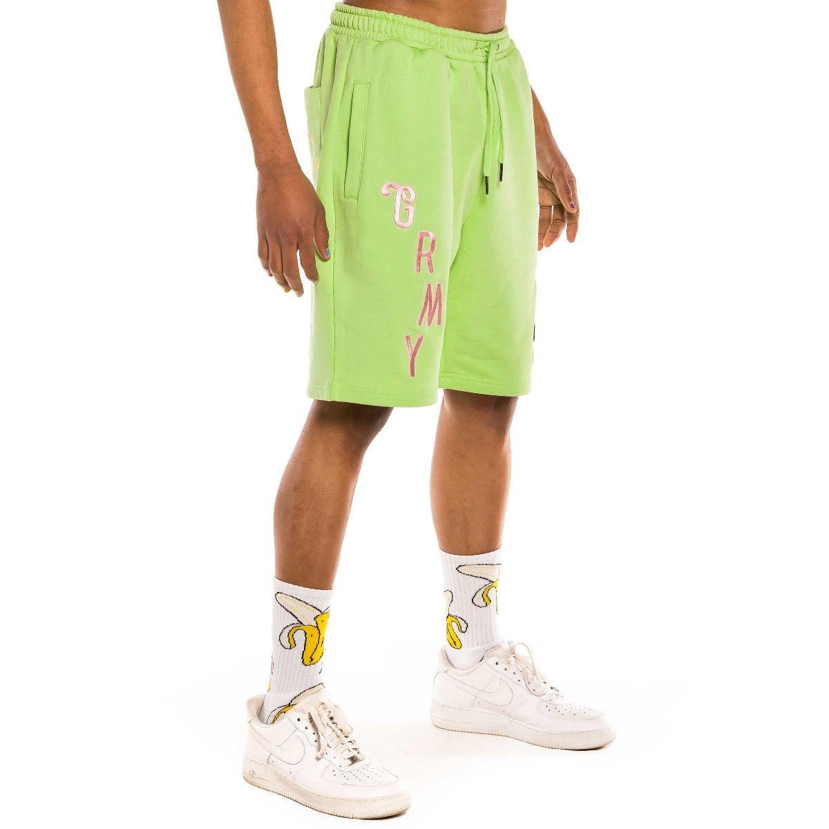 "Jungle Punch " Sweatshorts GSS155 GREEN GRIMEY