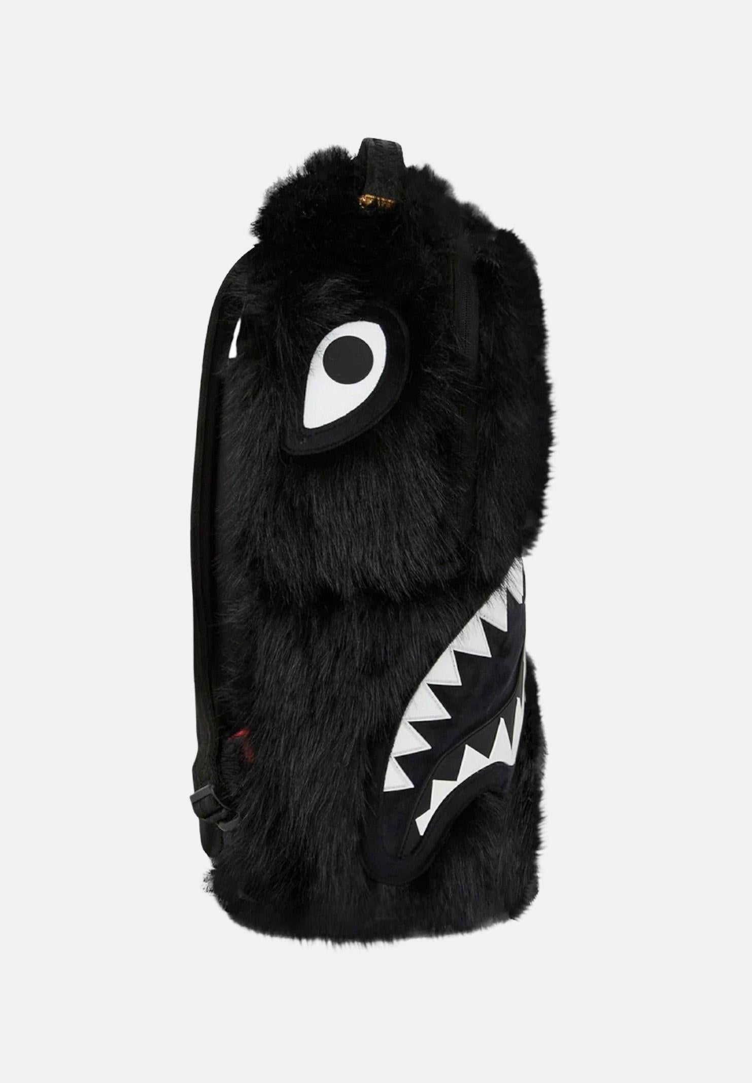 Fur Cray Black Backpack 910B8203 NSZ SPRAYGROUND