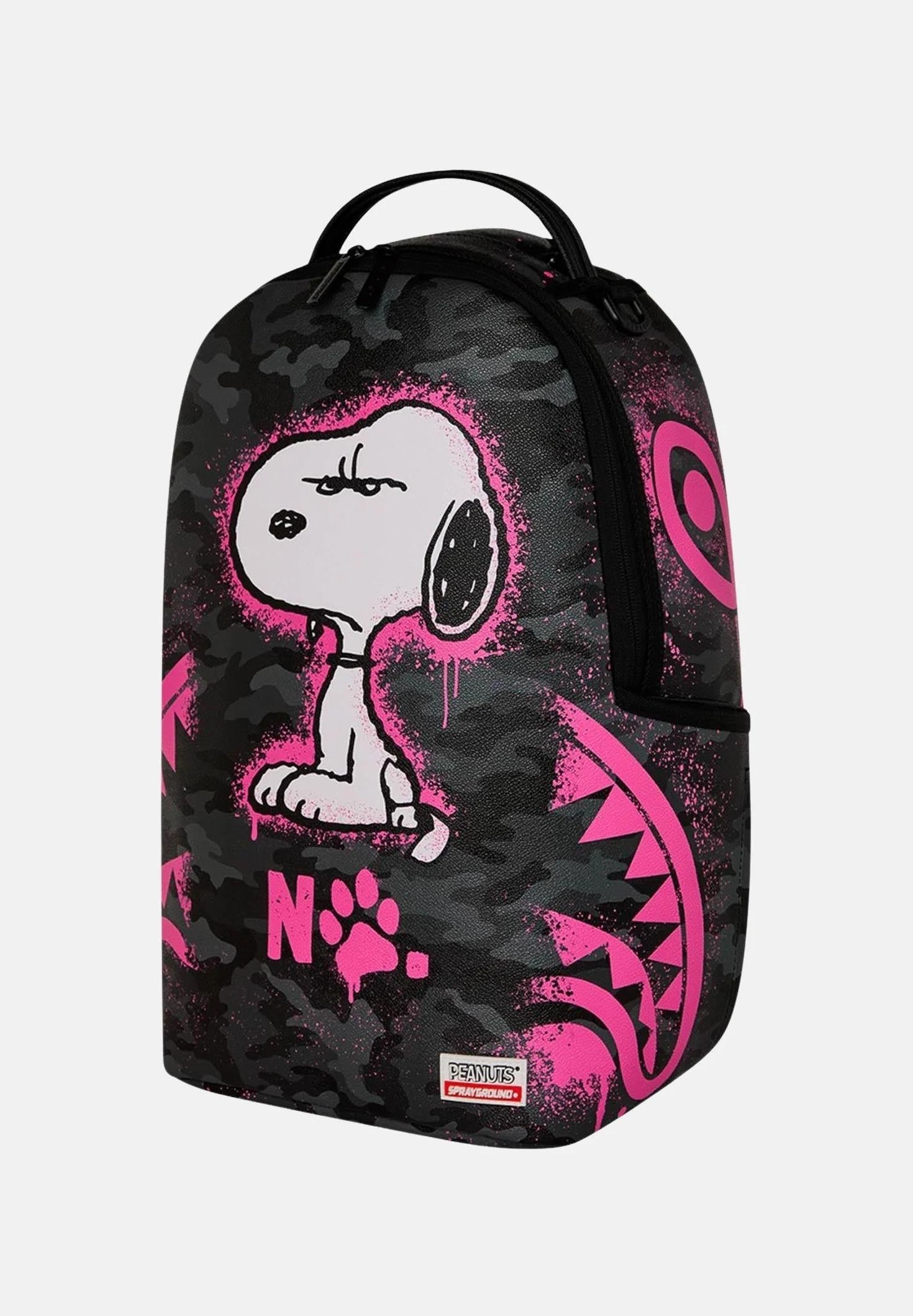 Peanuts Snoopy Pink Stencil 910B8781NSZ UNI SPRAYGROUND