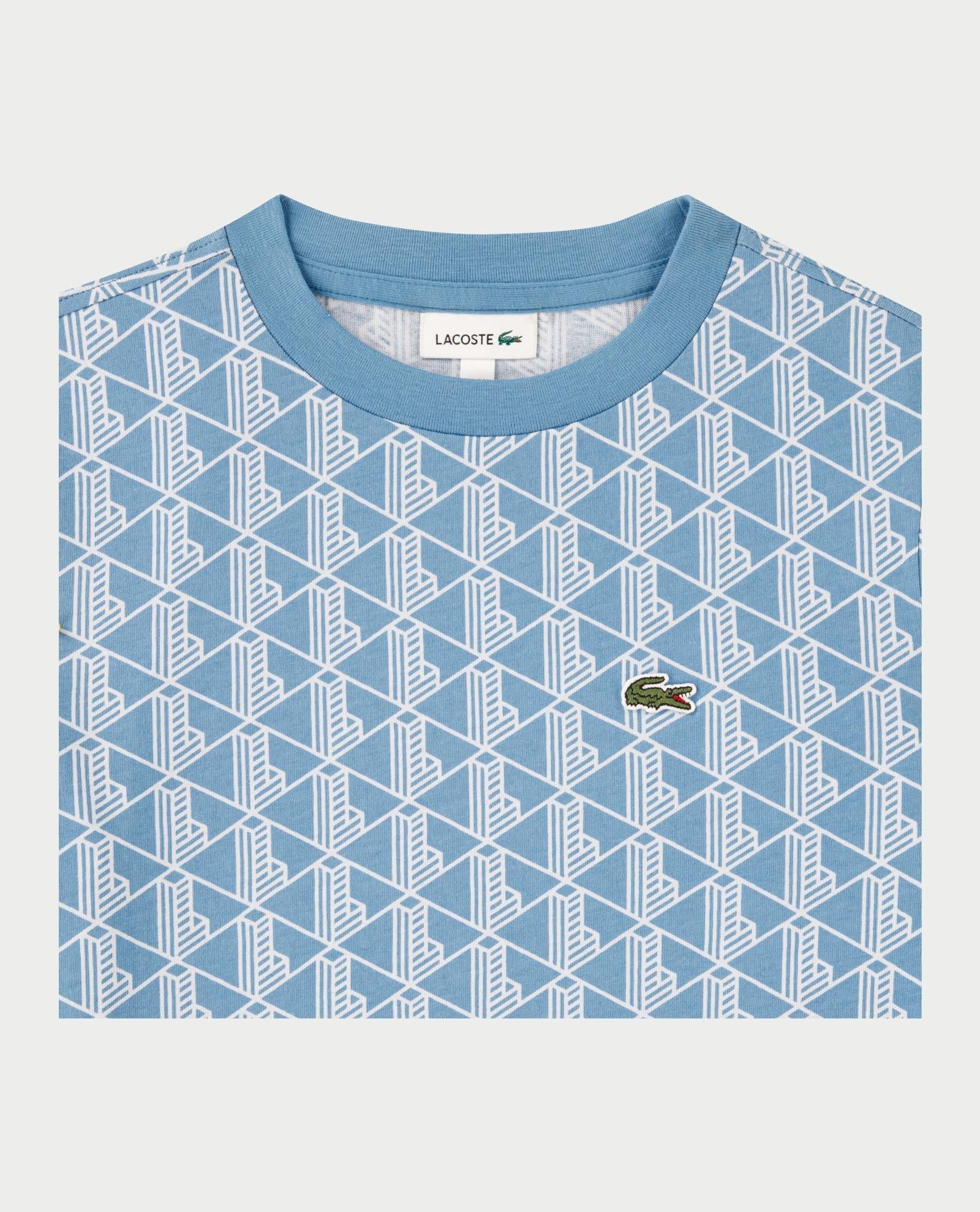 lcb Monogram Print Tee 947644 UJF LACOSTE