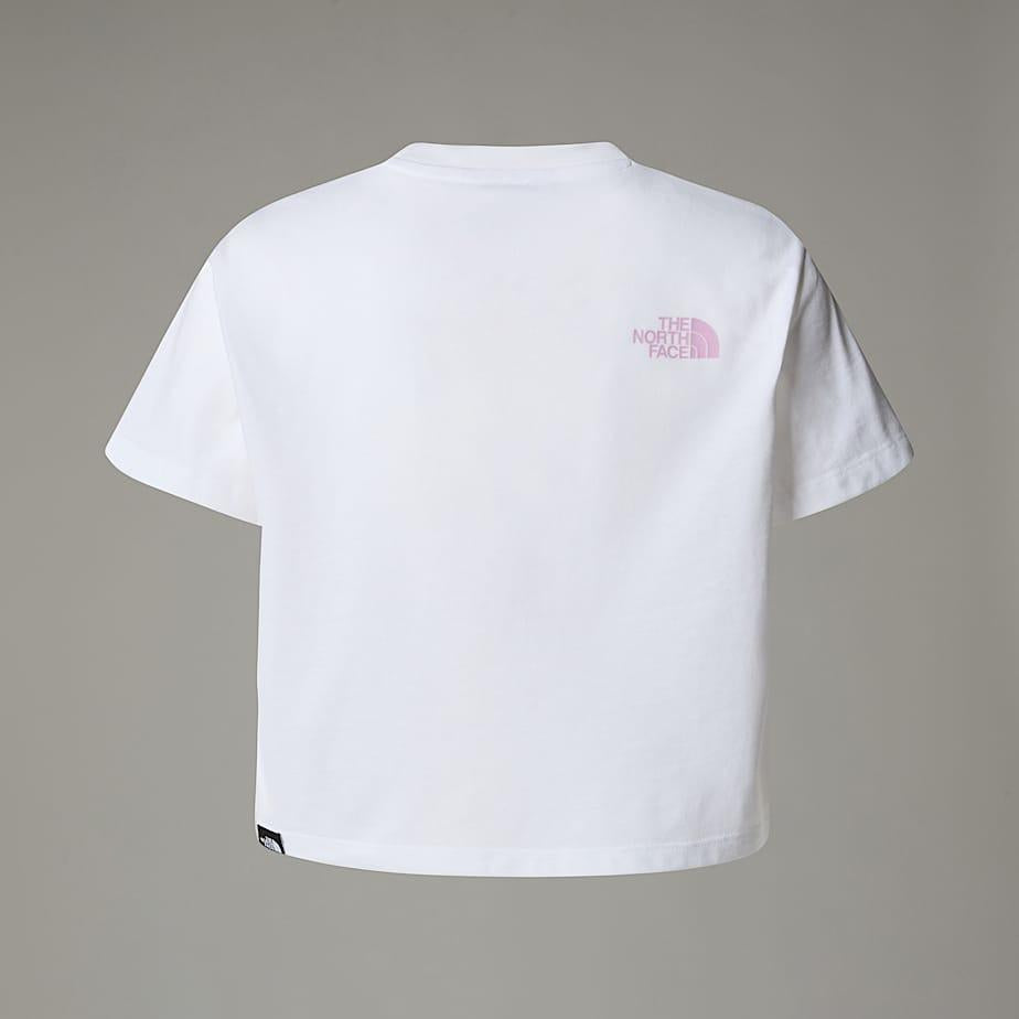 Girls S/S Crop Easy Tee NF0A8DRQ 9ZT1 THE NORTH FACE