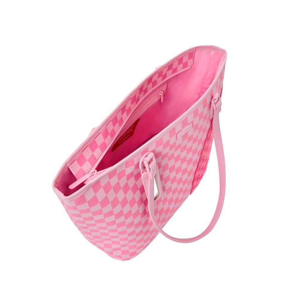 Pink Sip Patch Tote 910T9015NSZ UNI SPRAYGROUND