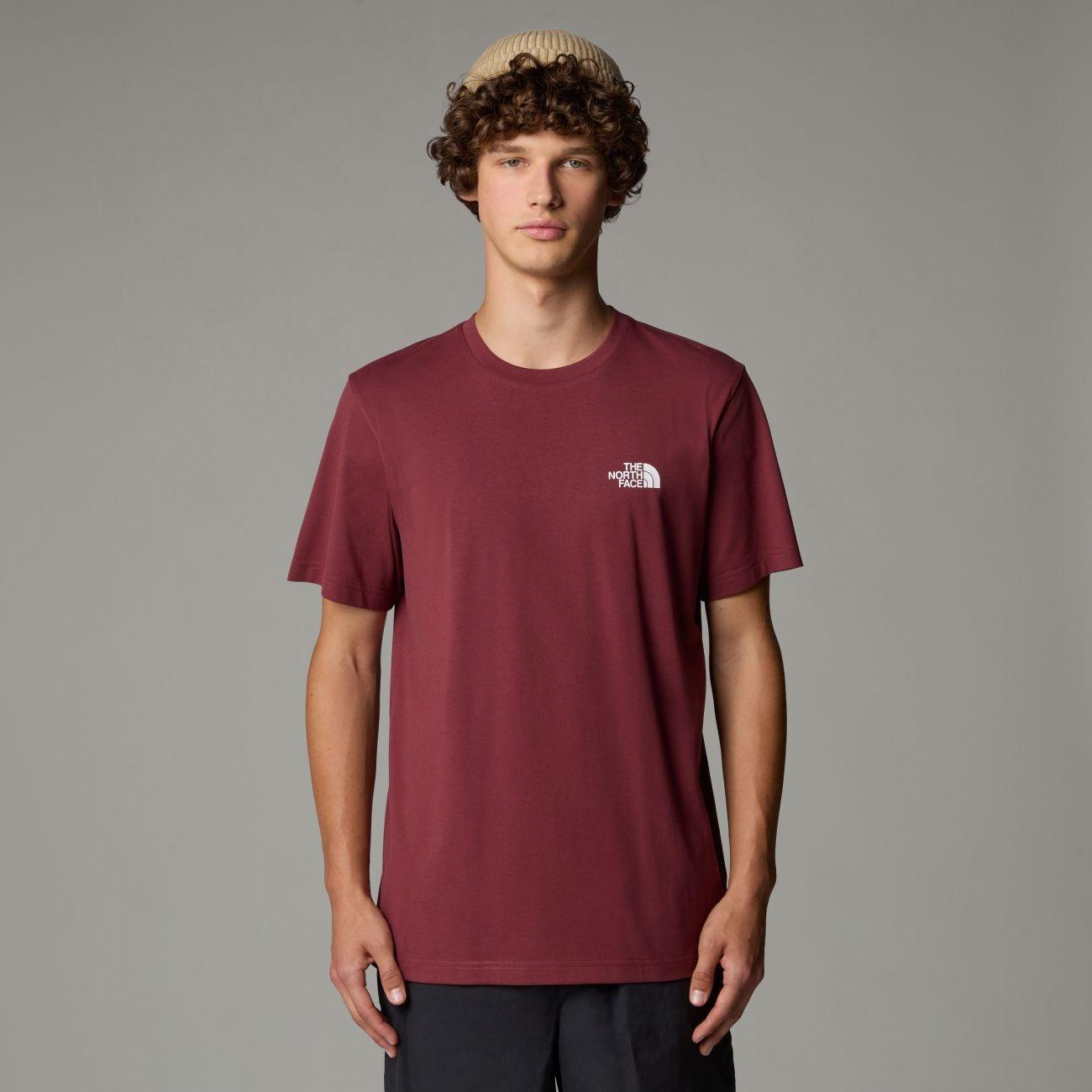 M Ss Simple Dome Tee NF0A87NG 0VO1 THE NORTH FACE